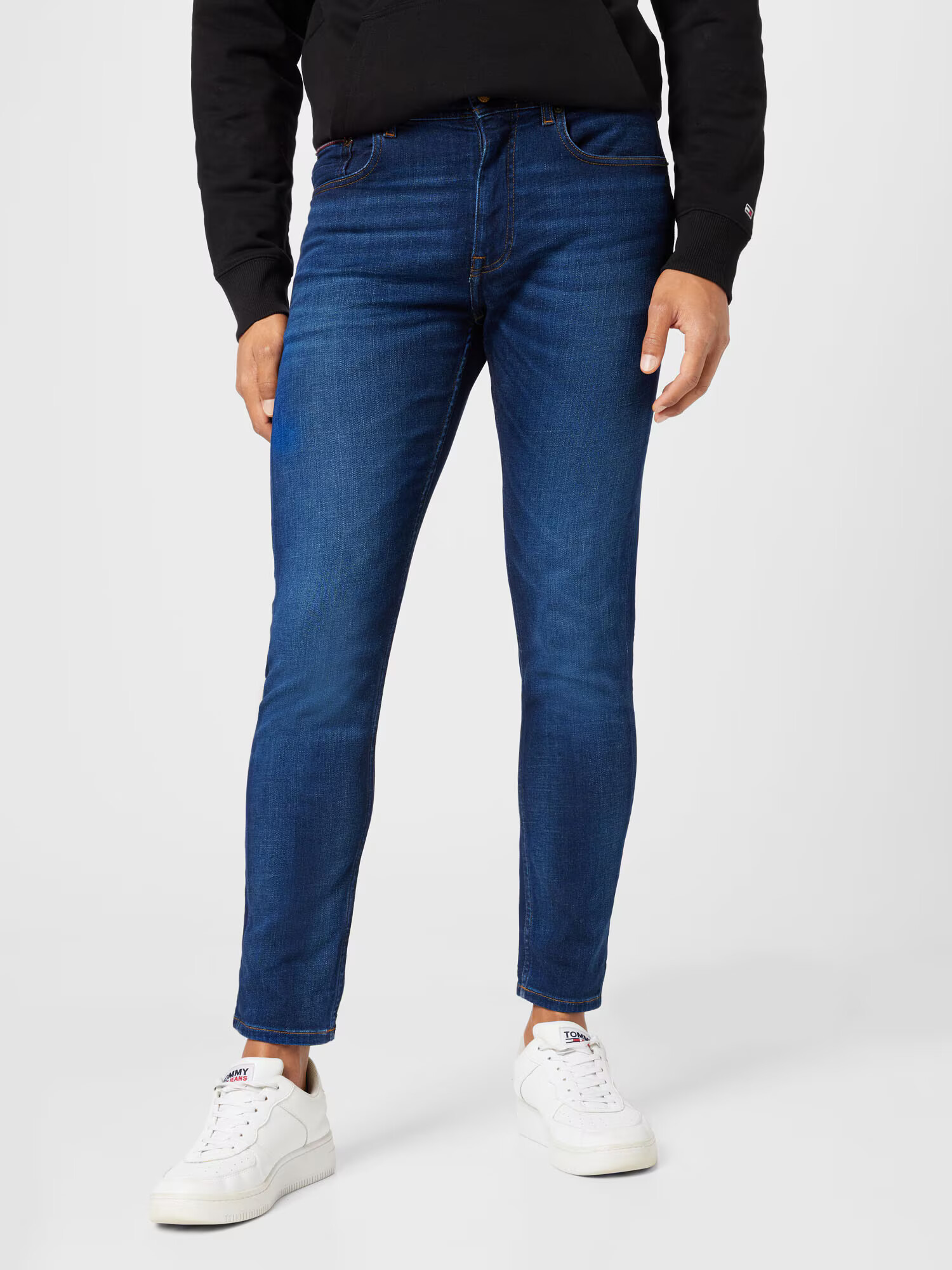 TOMMY HILFIGER Jeans 'Houston' albastru închis - Pled.ro