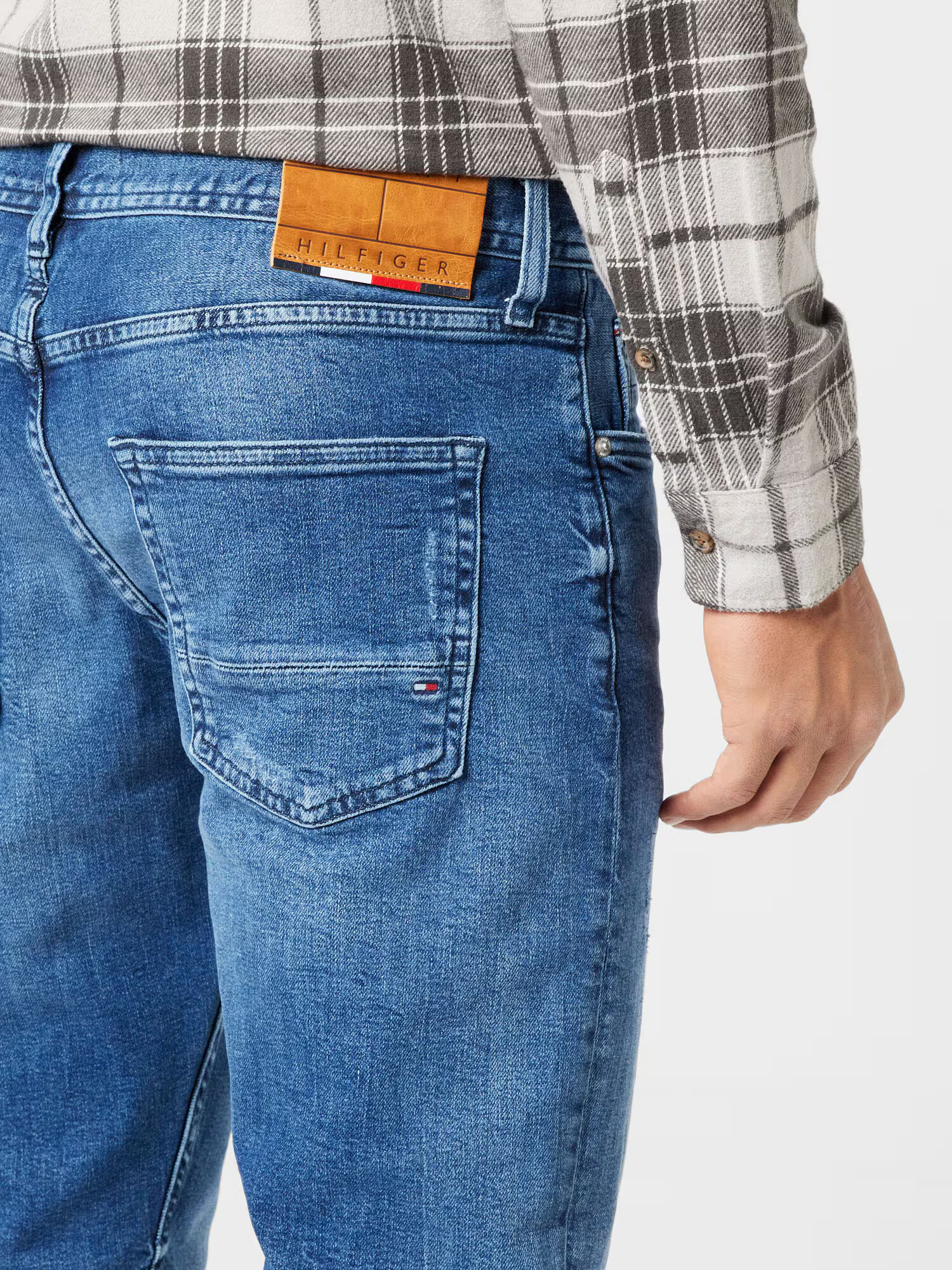 TOMMY HILFIGER Jeans 'Houston' albastru denim - Pled.ro