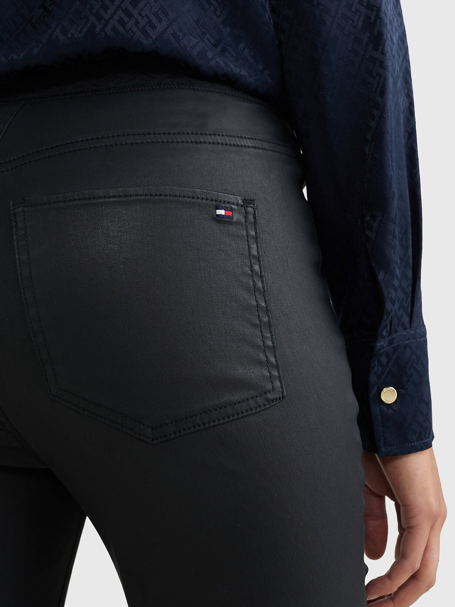 TOMMY HILFIGER Jeggings negru - Pled.ro