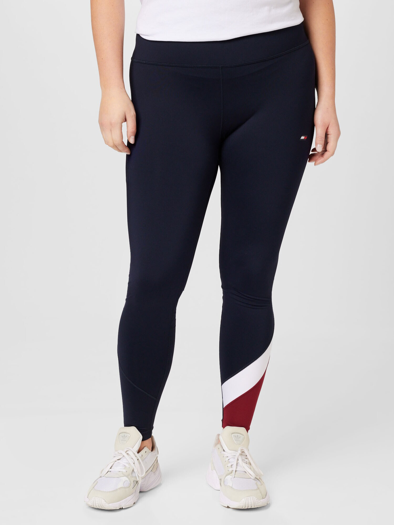 TOMMY HILFIGER Leggings albastru noapte / roșu / alb - Pled.ro