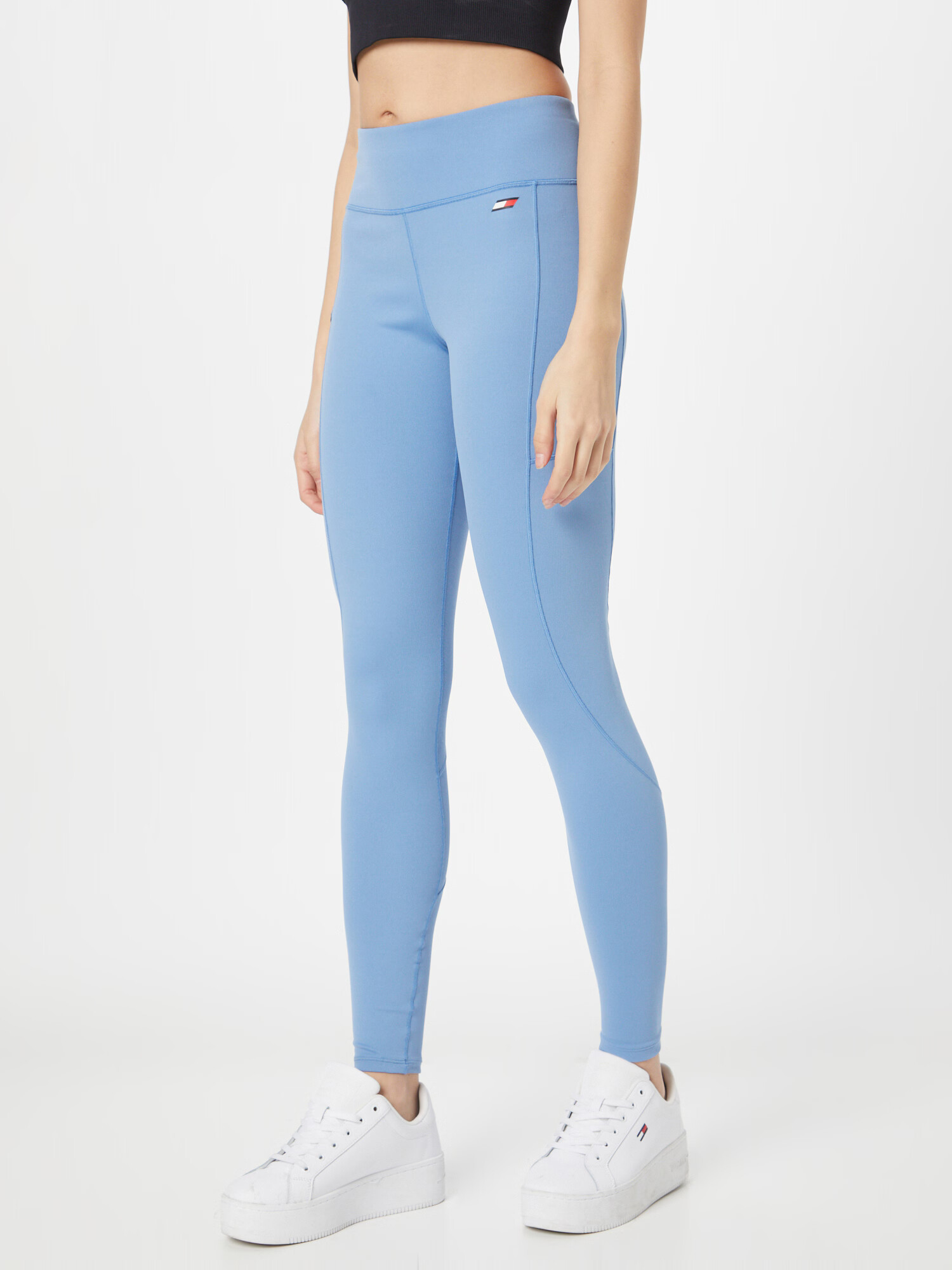 TOMMY HILFIGER Leggings bleumarin / albastru deschis / roșu / alb - Pled.ro