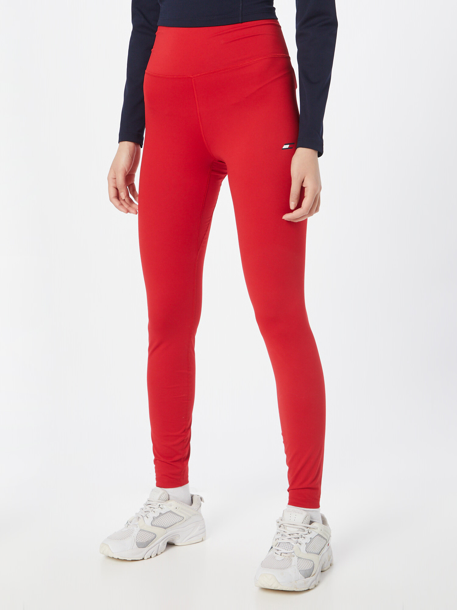 TOMMY HILFIGER Leggings bleumarin / roșu / alb - Pled.ro