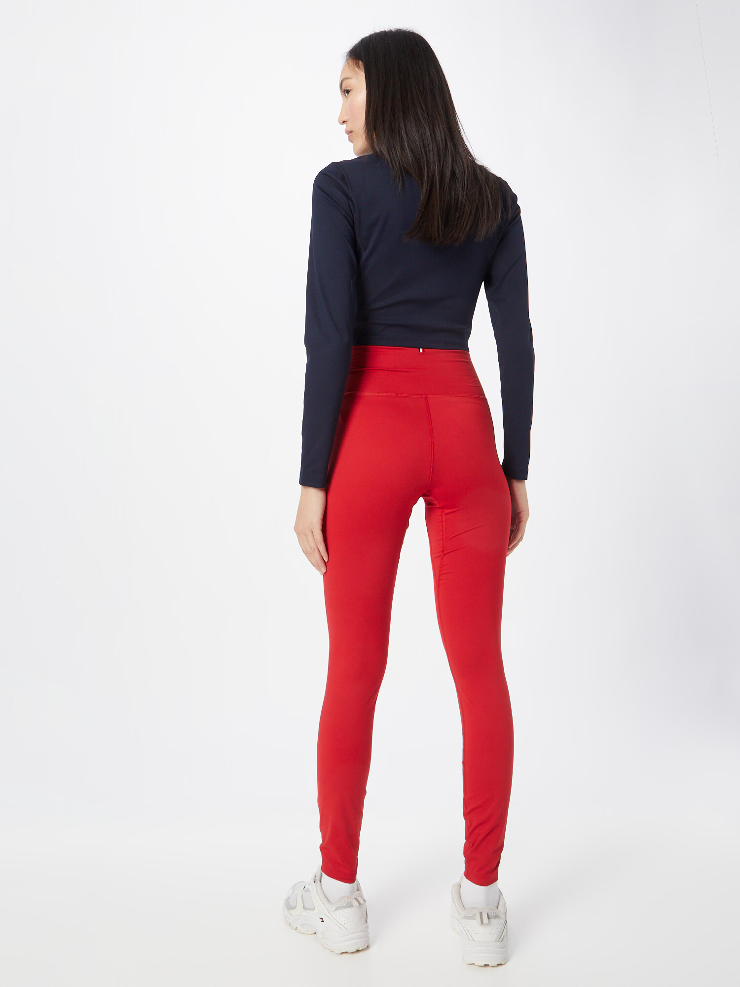 TOMMY HILFIGER Leggings bleumarin / roșu / alb - Pled.ro