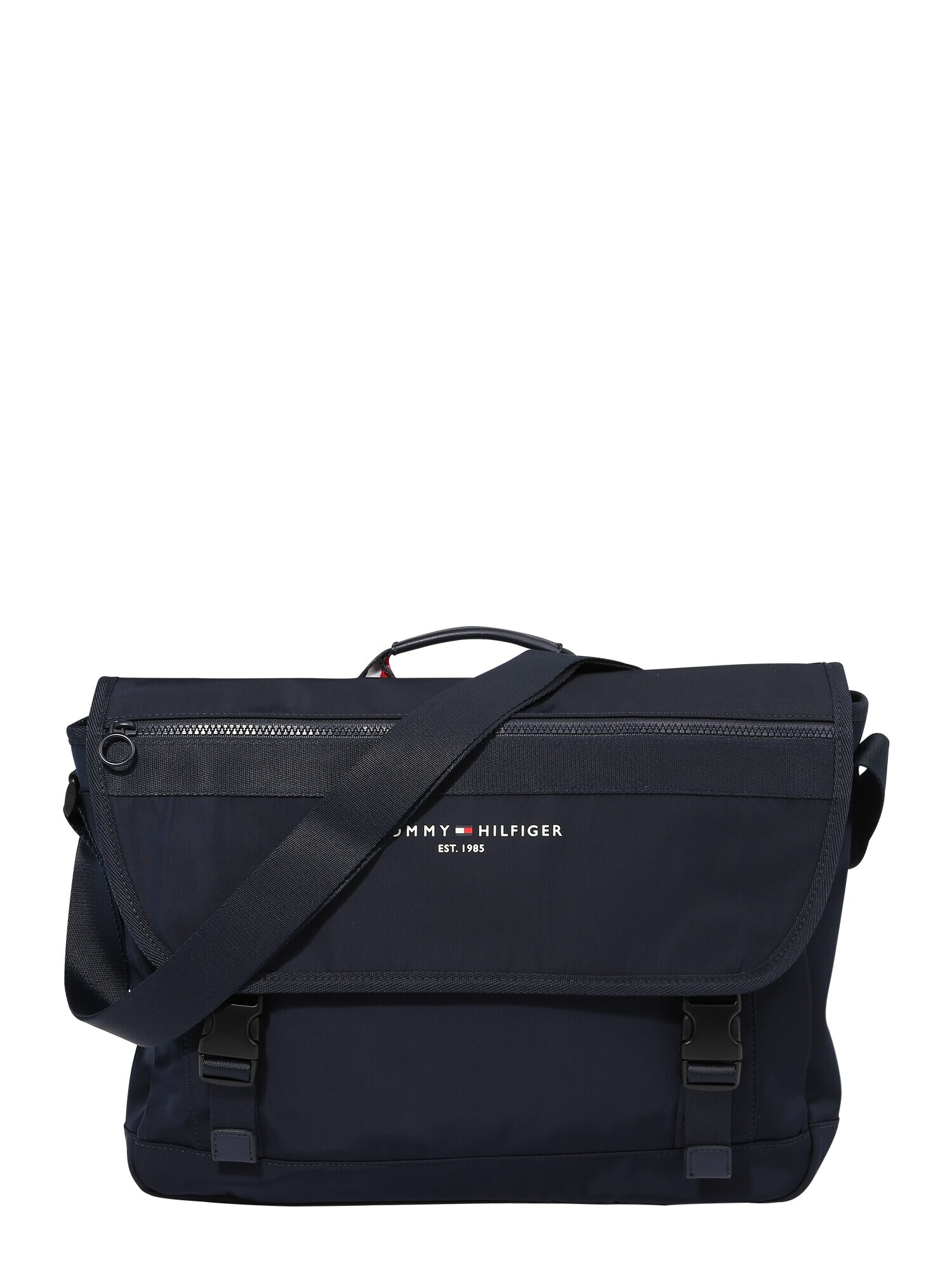 TOMMY HILFIGER Messenger albastru închis / roșu / alb - Pled.ro