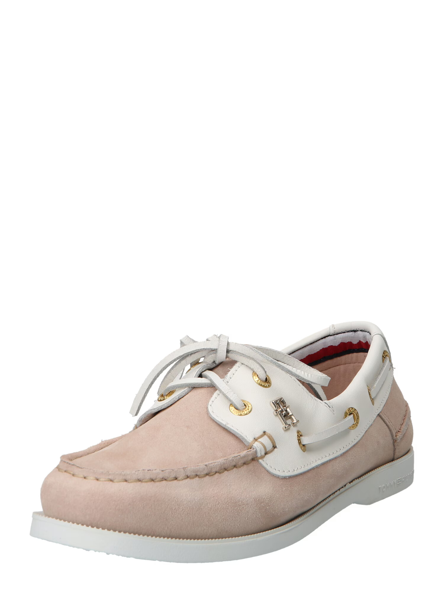 TOMMY HILFIGER Mocasini bej / alb - Pled.ro