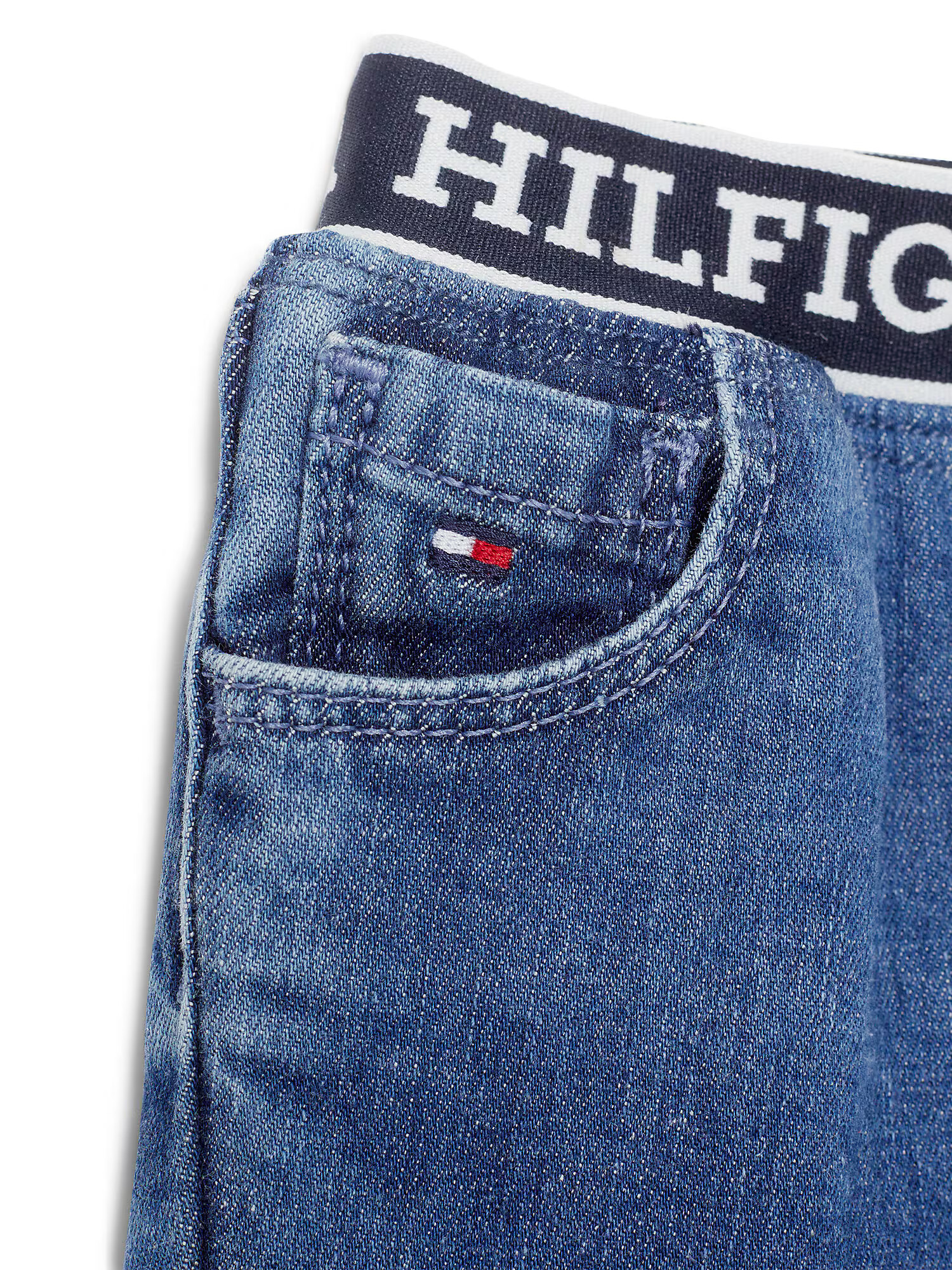 TOMMY HILFIGER Pantaloni albastru denim - Pled.ro