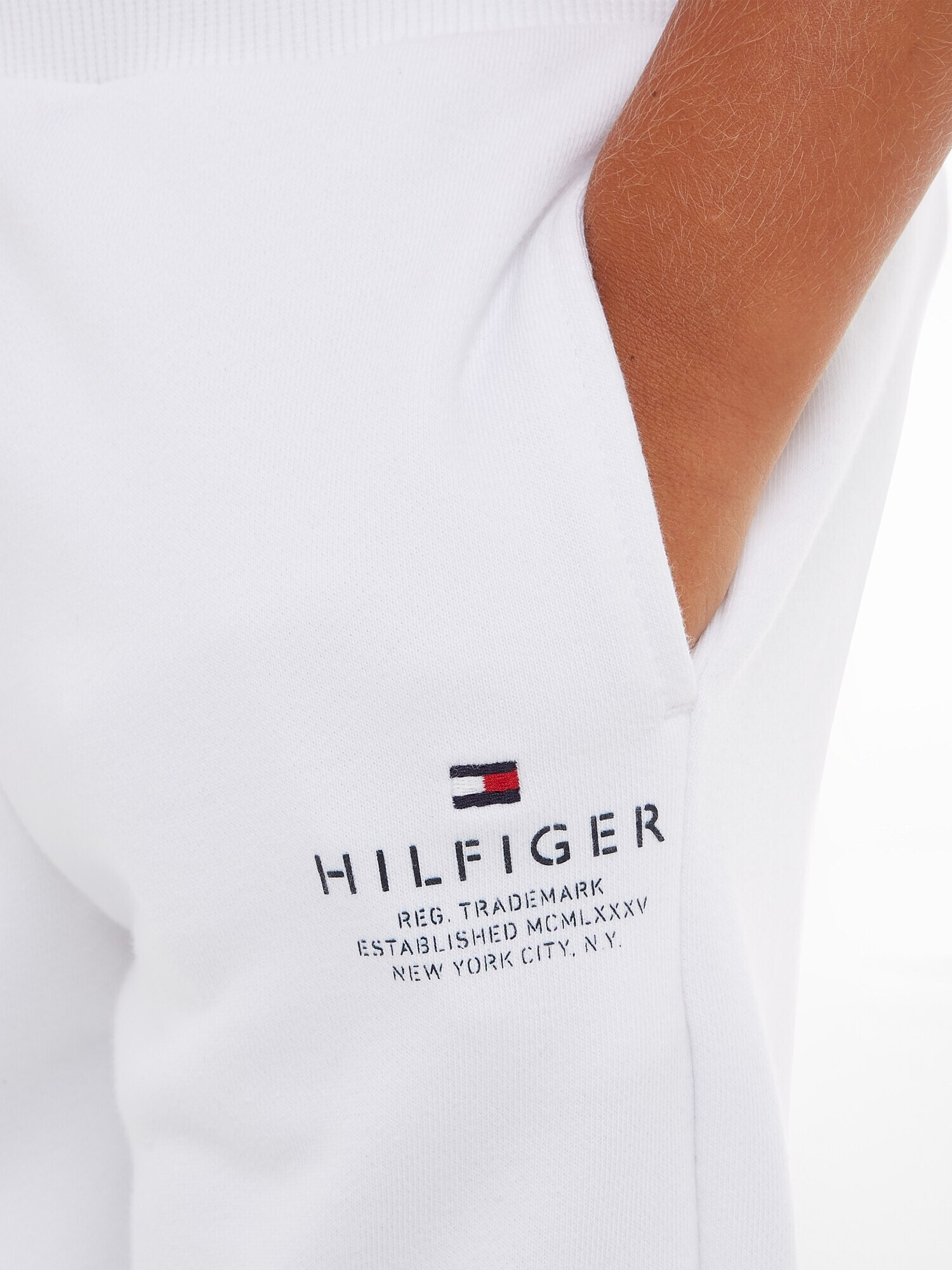 TOMMY HILFIGER Pantaloni albastru marin / roșu / alb - Pled.ro