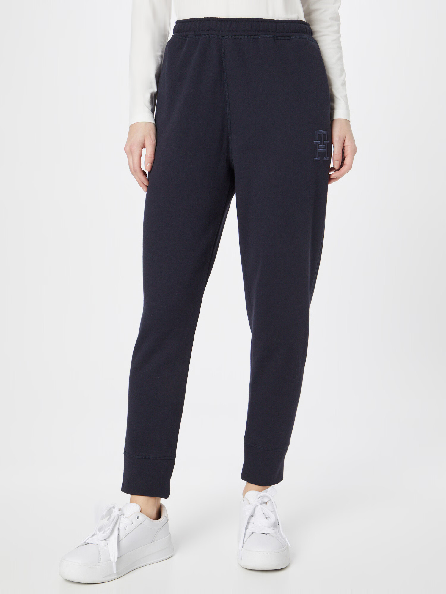 TOMMY HILFIGER Pantaloni albastru noapte / roșu / alb - Pled.ro