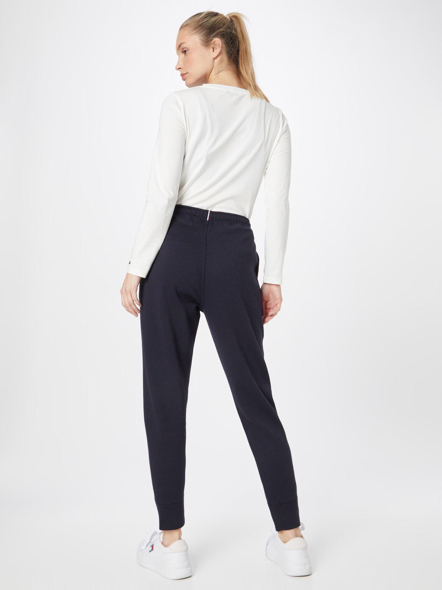 TOMMY HILFIGER Pantaloni albastru noapte / roșu / alb - Pled.ro