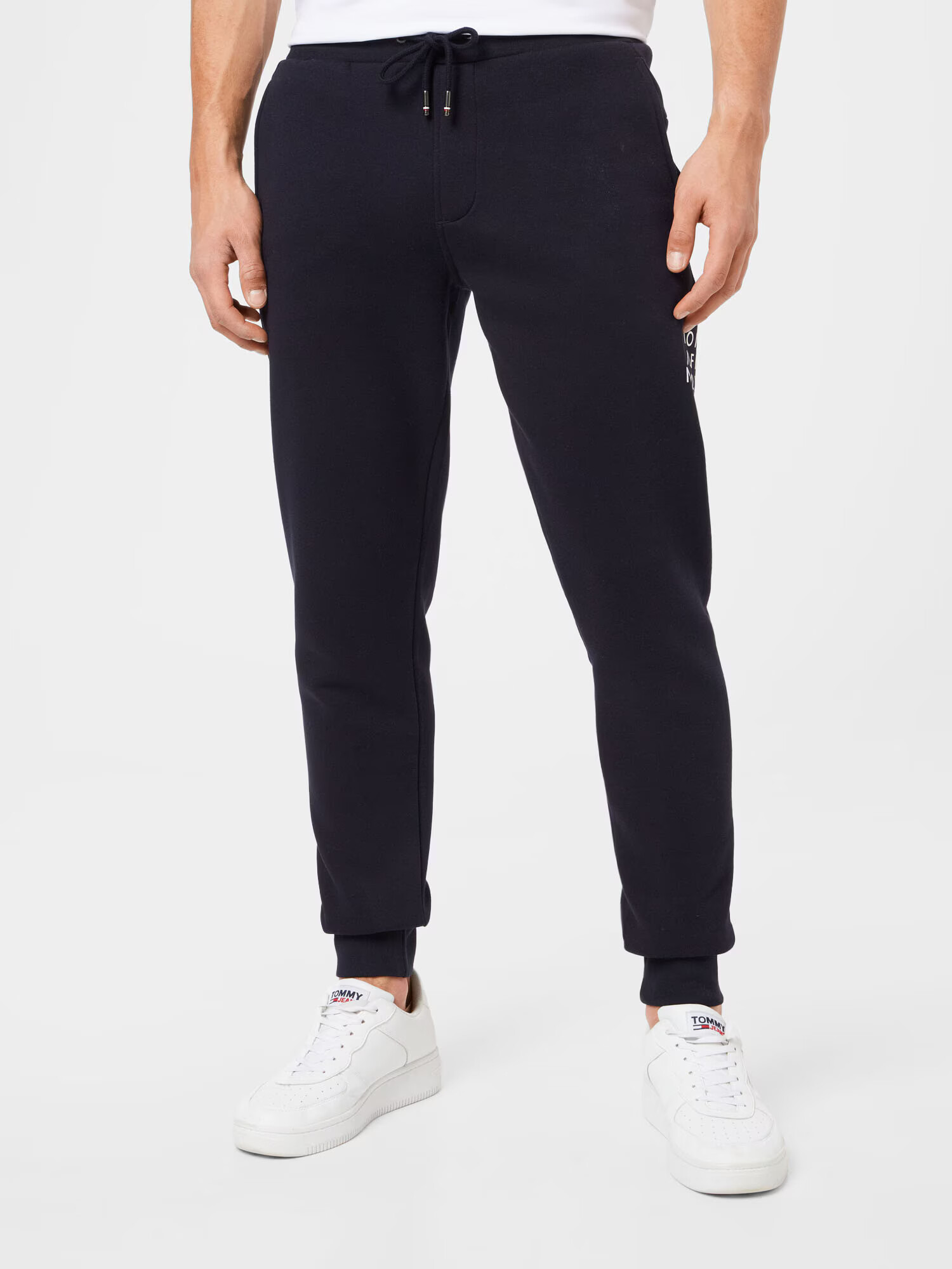 TOMMY HILFIGER Pantaloni albastru noapte / roșu / alb - Pled.ro