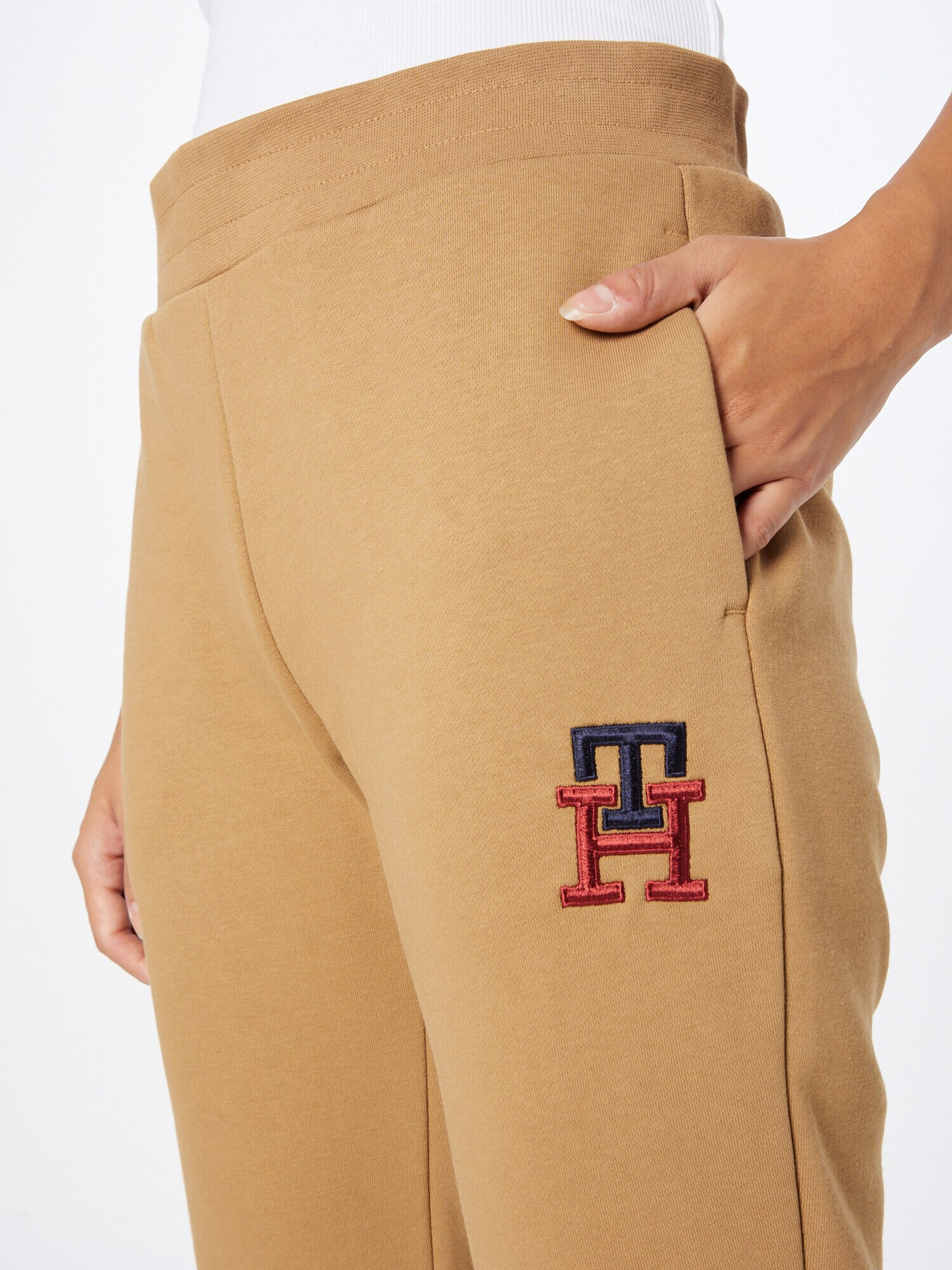 TOMMY HILFIGER Pantaloni bleumarin / maro deschis / roșu - Pled.ro