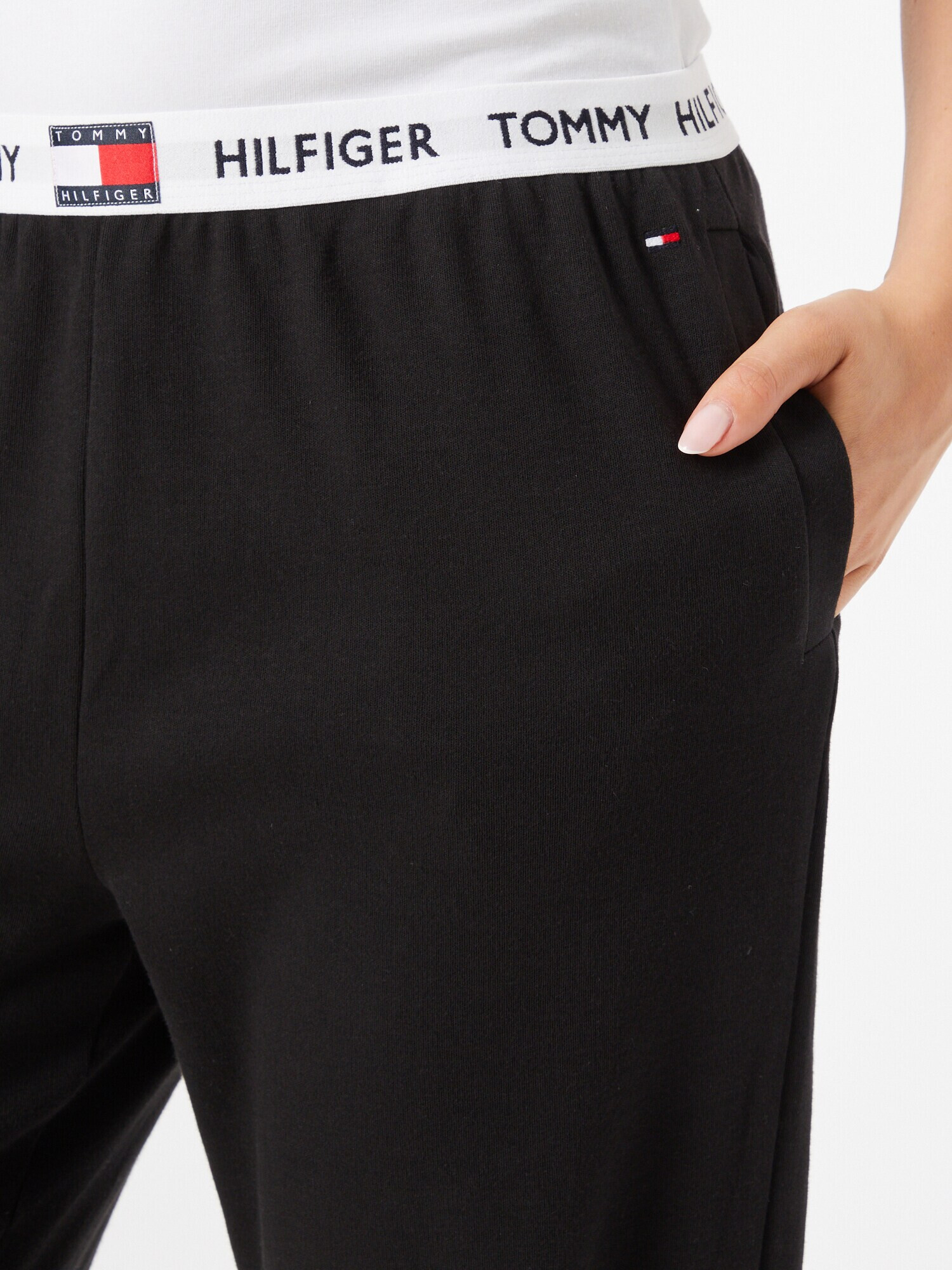 Tommy Hilfiger Underwear Pantaloni de pijama albastru marin / roșu / negru / alb - Pled.ro