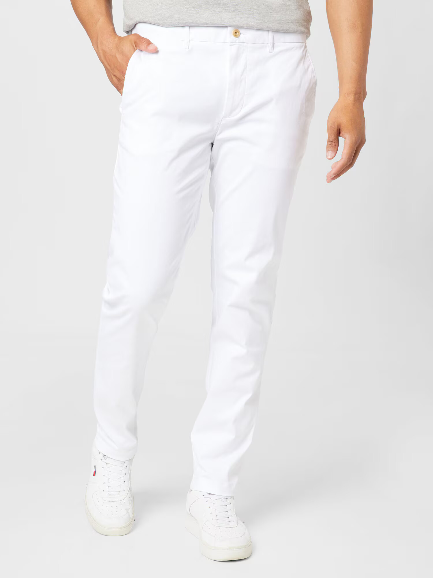 TOMMY HILFIGER Pantaloni eleganți 'BLEECKER' alb - Pled.ro