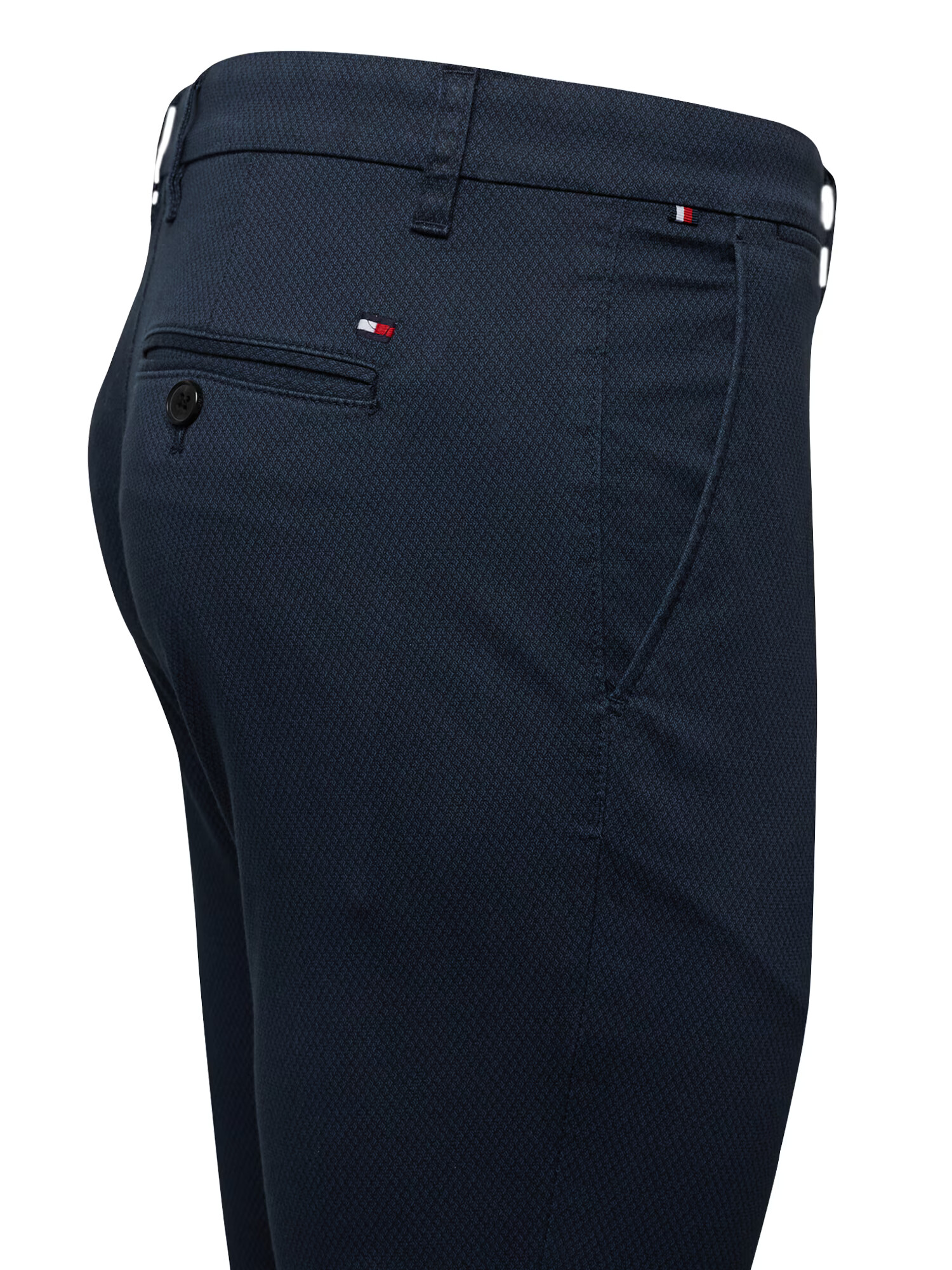 TOMMY HILFIGER Pantaloni eleganți 'BLEECKER' bleumarin / albastru noapte / roșu / alb - Pled.ro