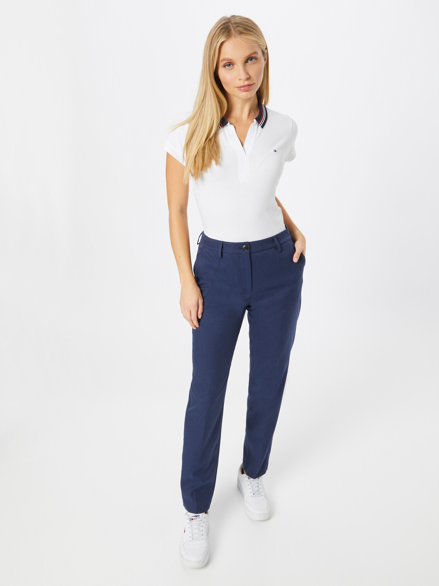 TOMMY HILFIGER Pantaloni eleganți bleumarin - Pled.ro