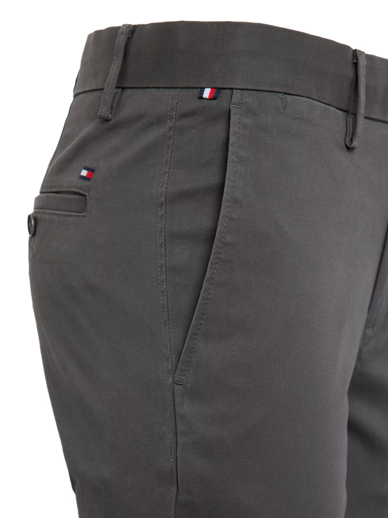 TOMMY HILFIGER Pantaloni eleganți bleumarin / gri metalic / roșu / alb - Pled.ro