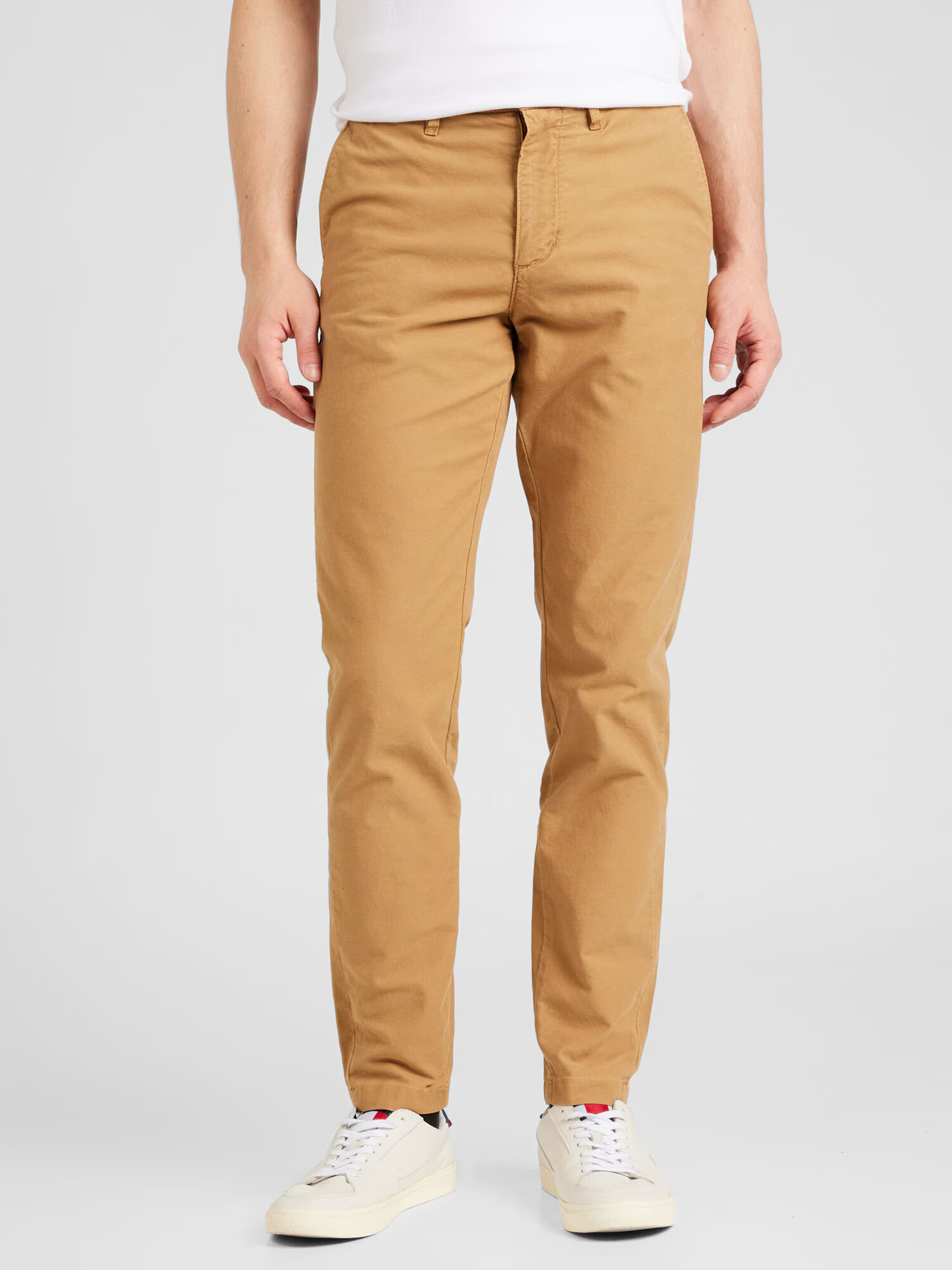 TOMMY HILFIGER Pantaloni eleganți 'Chelsea' maro cappuccino - Pled.ro