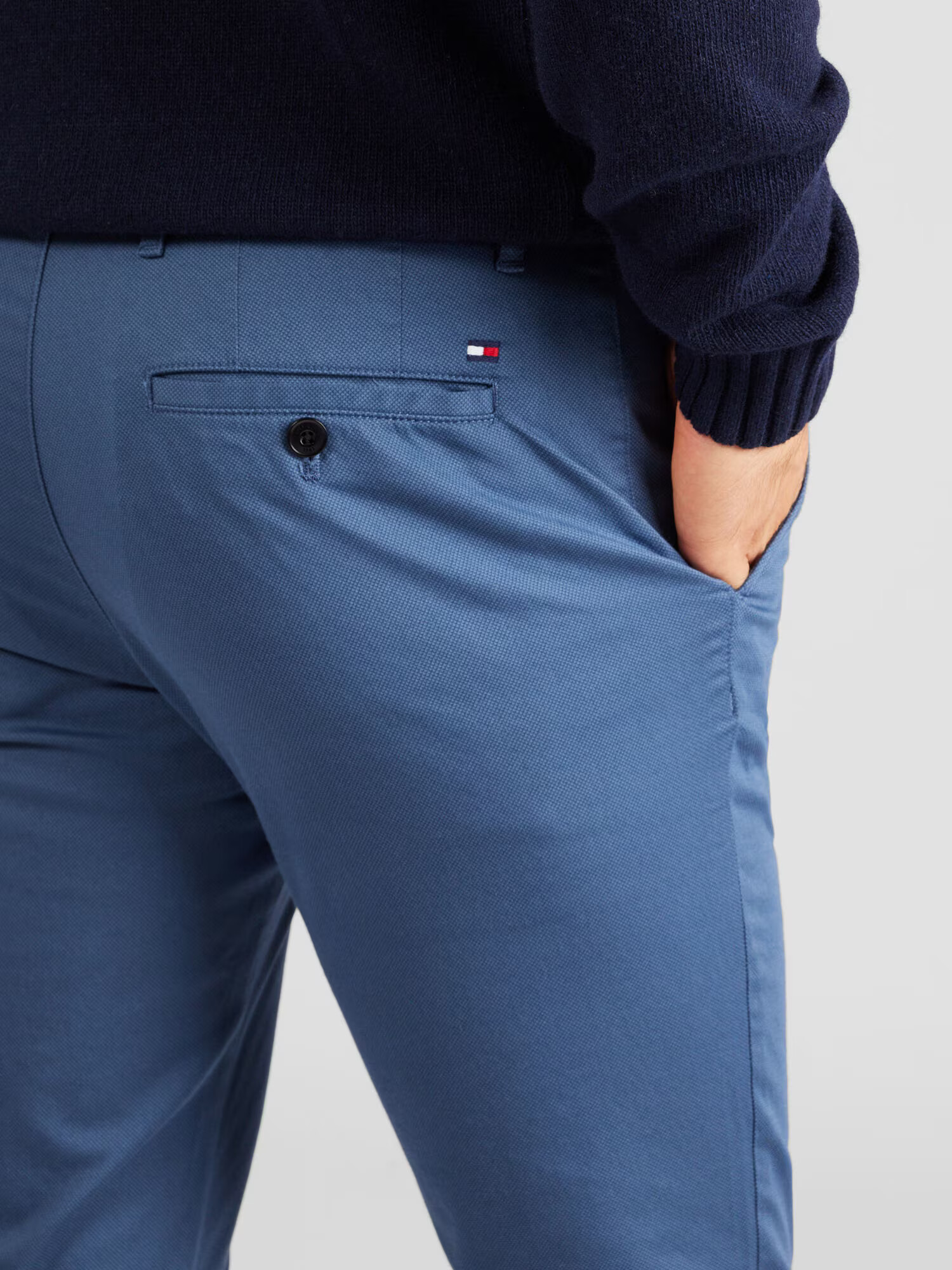 TOMMY HILFIGER Pantaloni eleganți 'DENTON' albastru fumuriu - Pled.ro