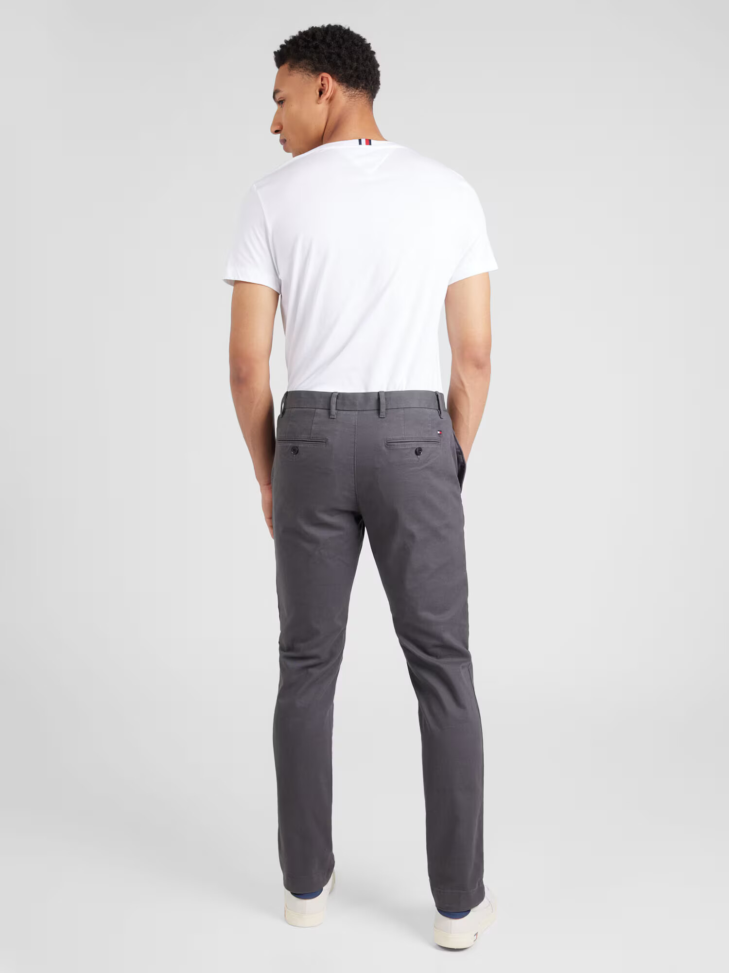 TOMMY HILFIGER Pantaloni eleganți 'DENTON ESSENTIAL' gri închis - Pled.ro