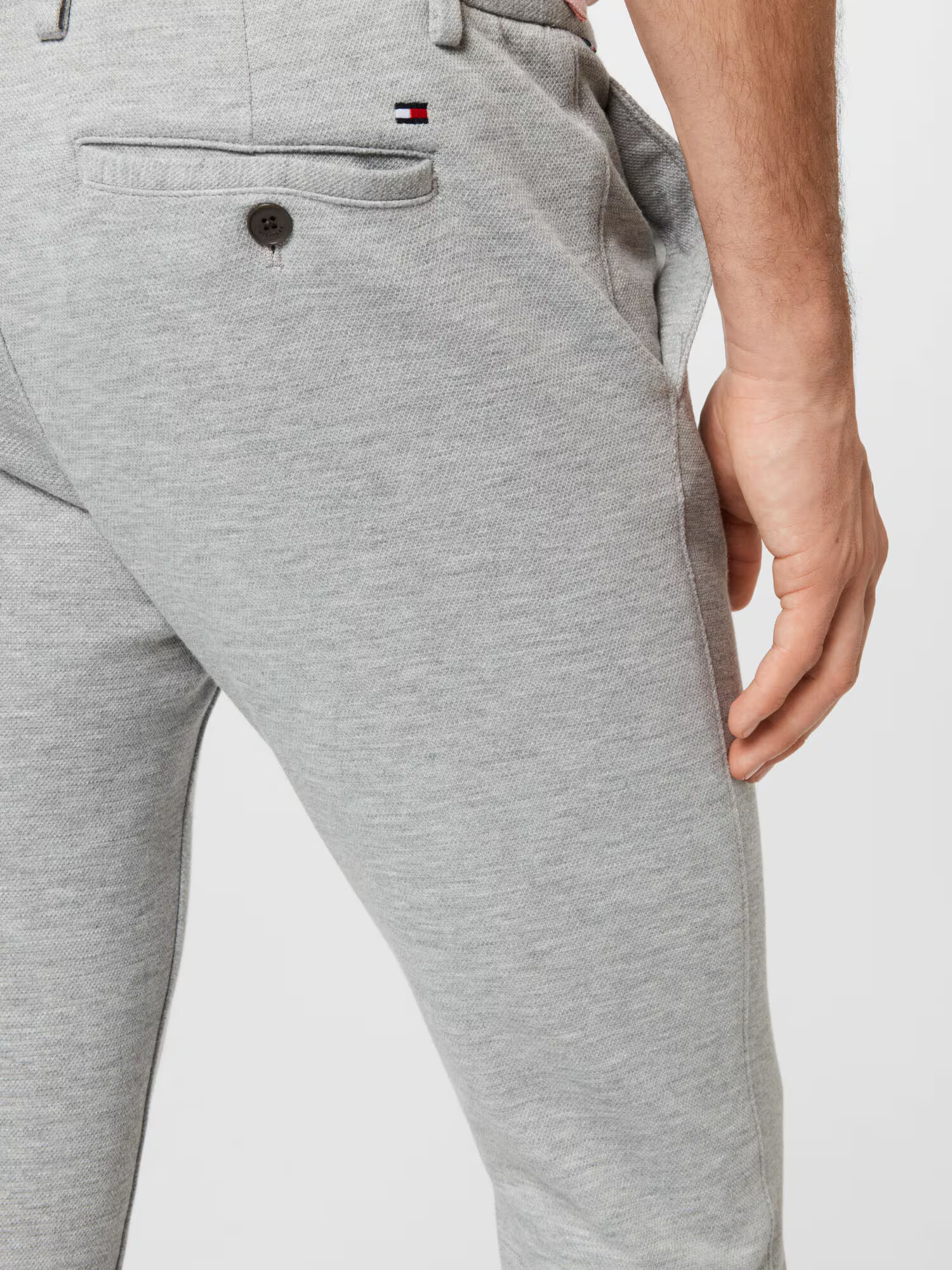 TOMMY HILFIGER Pantaloni eleganți gri deschis - Pled.ro