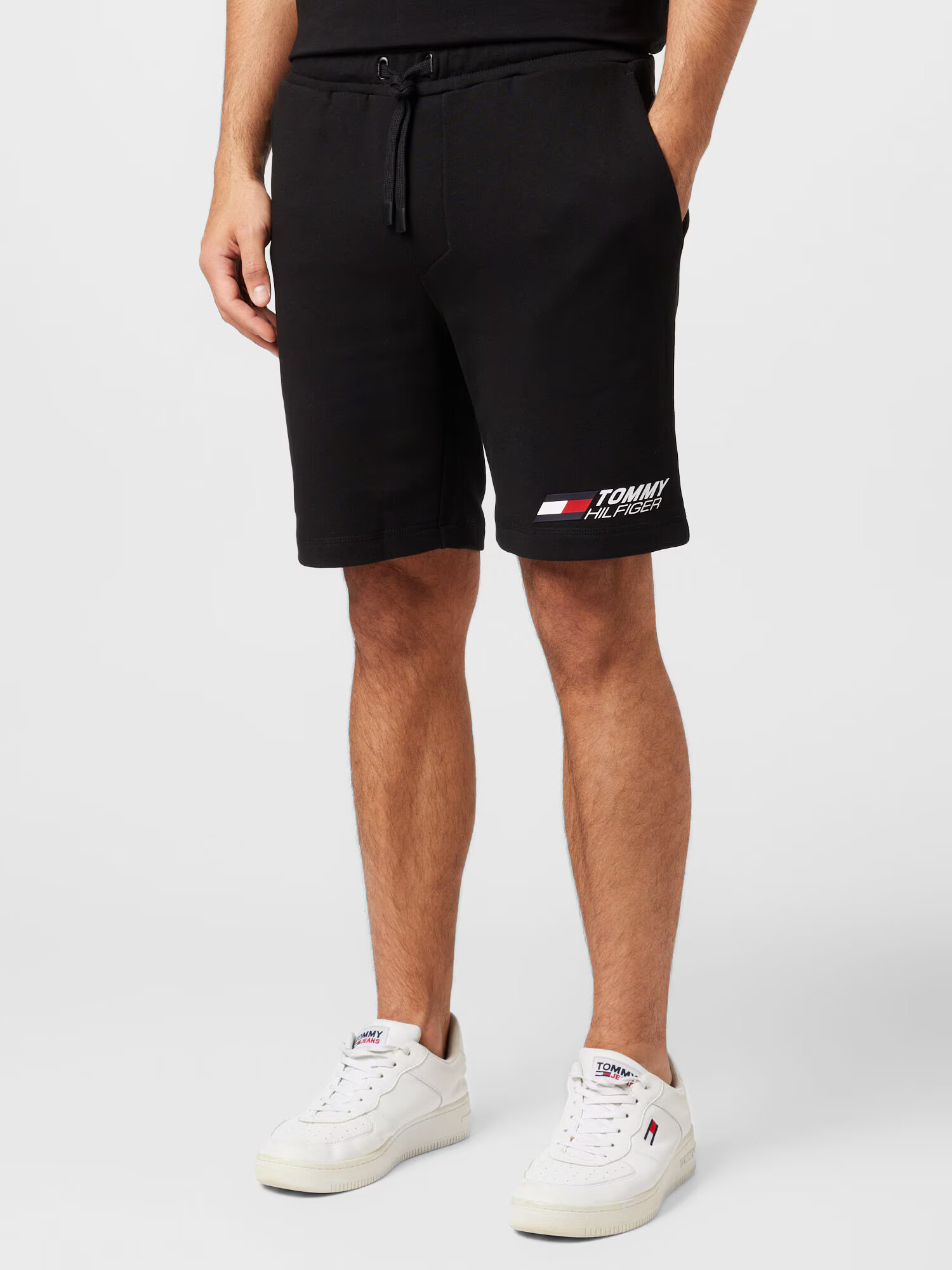 TOMMY HILFIGER Pantaloni sport roșu / negru / alb - Pled.ro