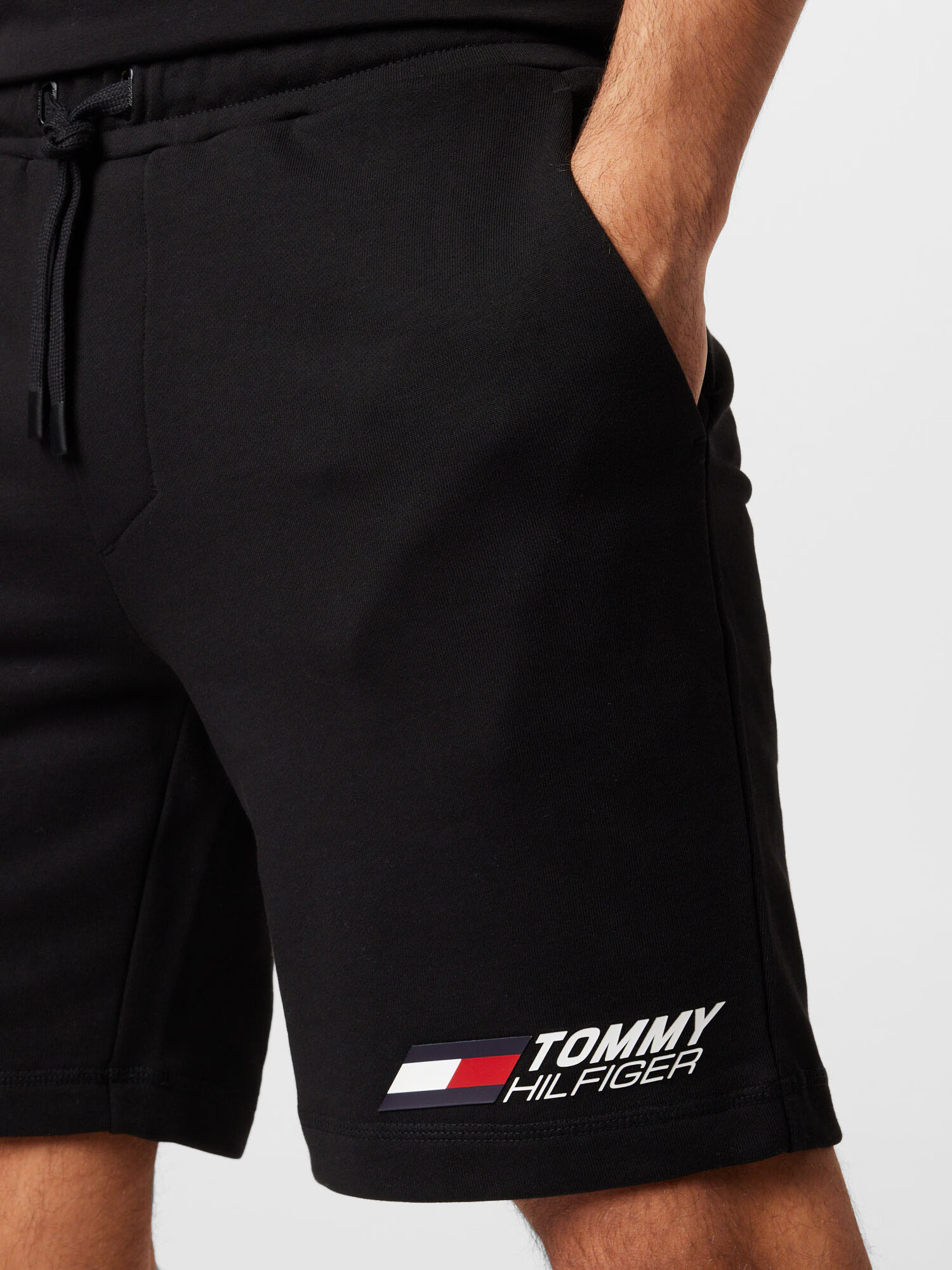 TOMMY HILFIGER Pantaloni sport roșu / negru / alb - Pled.ro