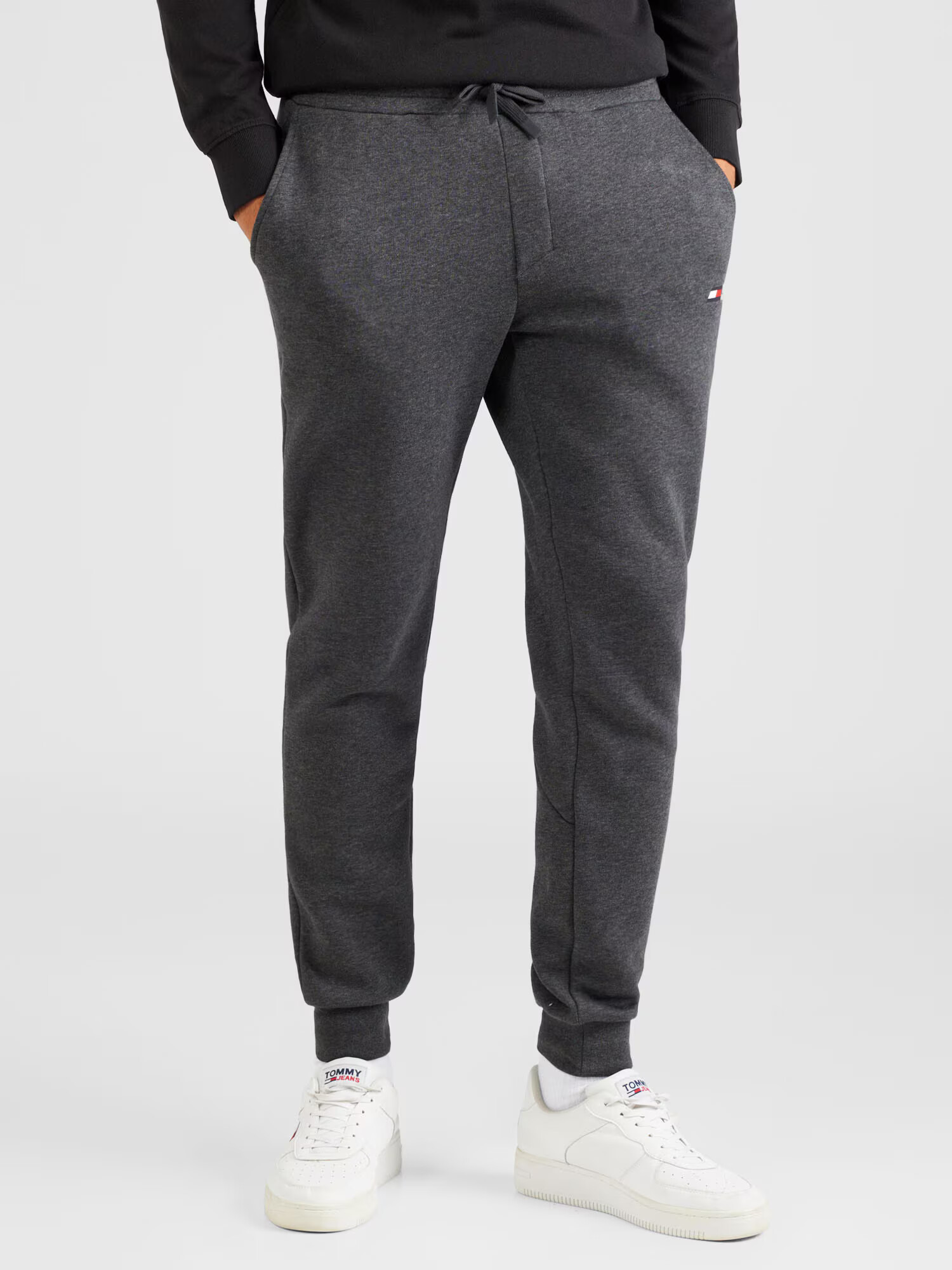 TOMMY HILFIGER Pantaloni sport bleumarin / gri închis / roșu / alb - Pled.ro