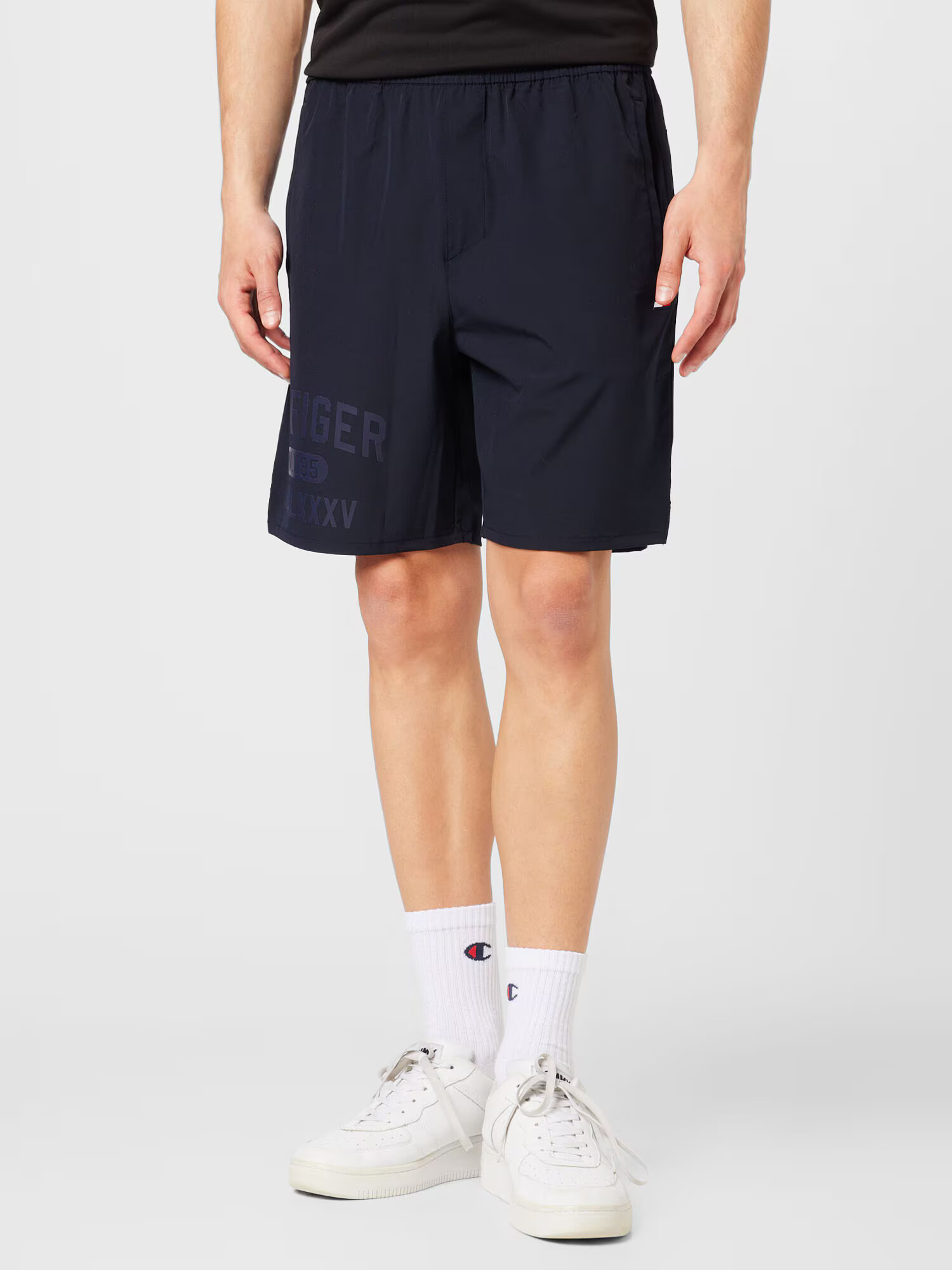 TOMMY HILFIGER Pantaloni sport bleumarin / roșu / alb - Pled.ro