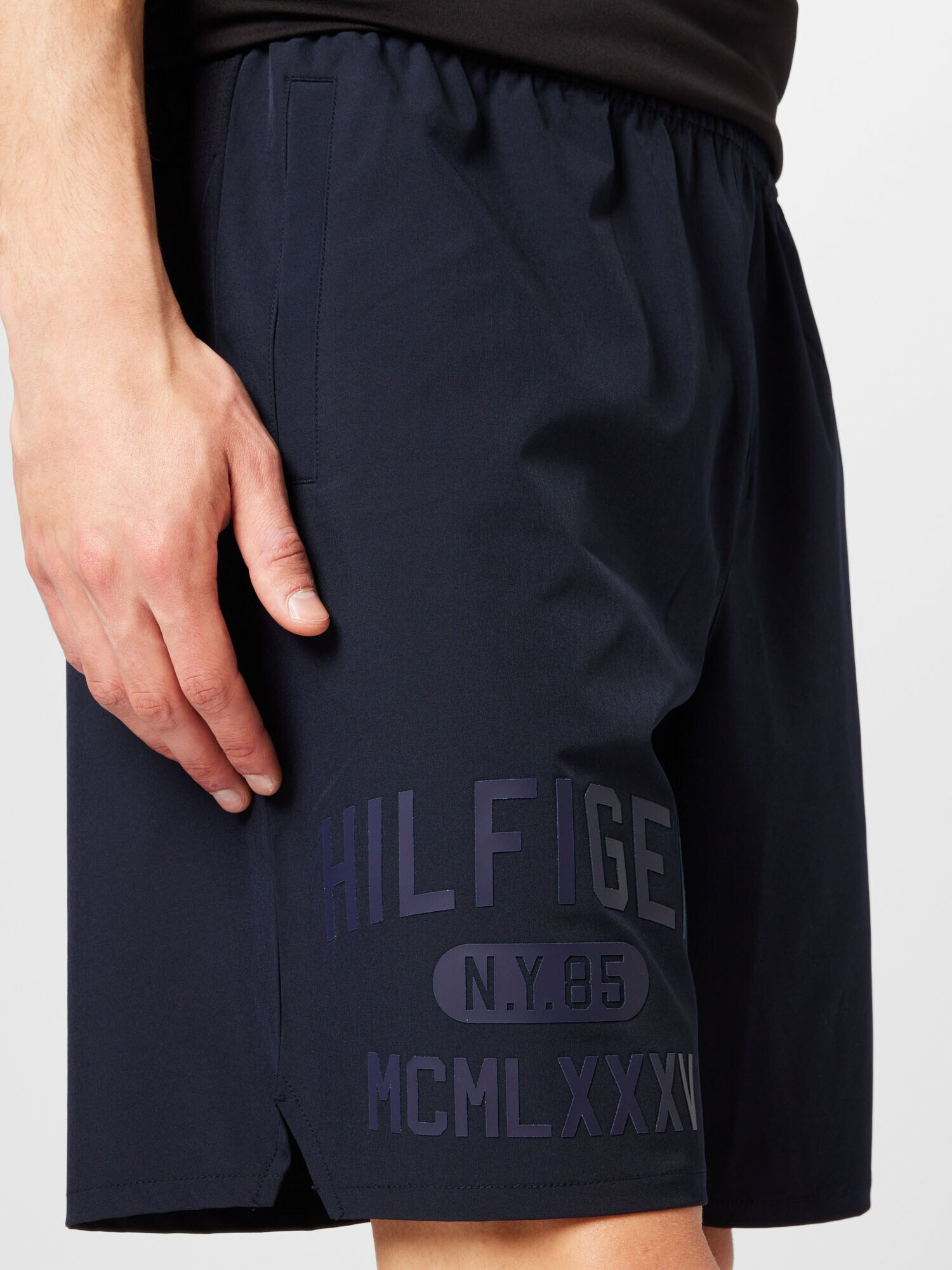 TOMMY HILFIGER Pantaloni sport bleumarin / roșu / alb - Pled.ro