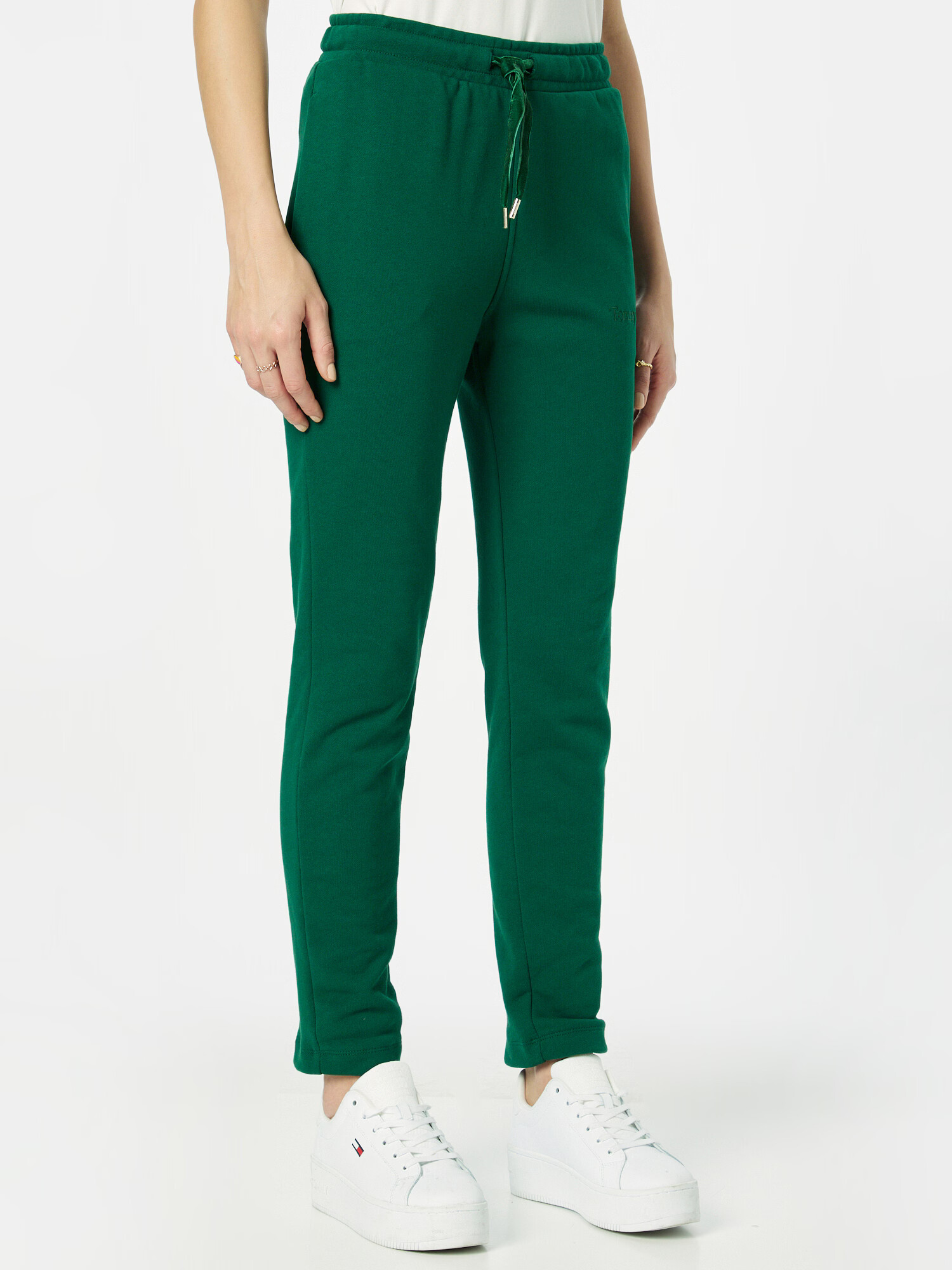 TOMMY HILFIGER Pantaloni verde iarbă - Pled.ro