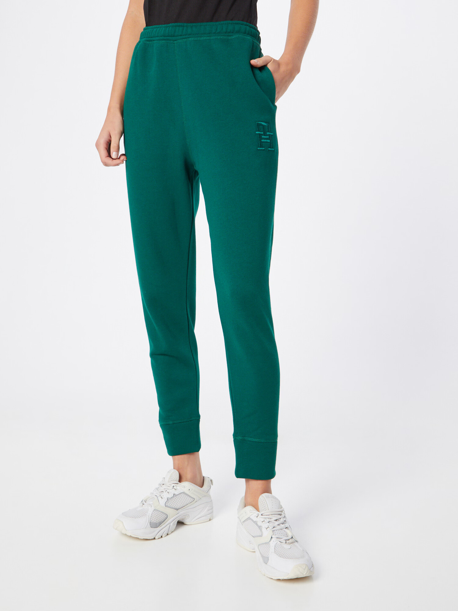 TOMMY HILFIGER Pantaloni verde închis - Pled.ro