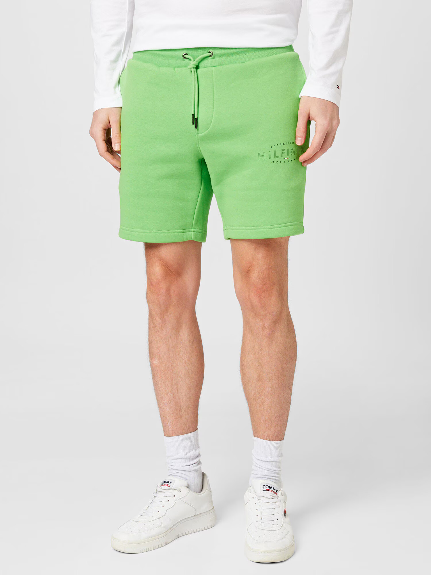 TOMMY HILFIGER Pantaloni verde kiwi / verde închis / roșu / alb - Pled.ro