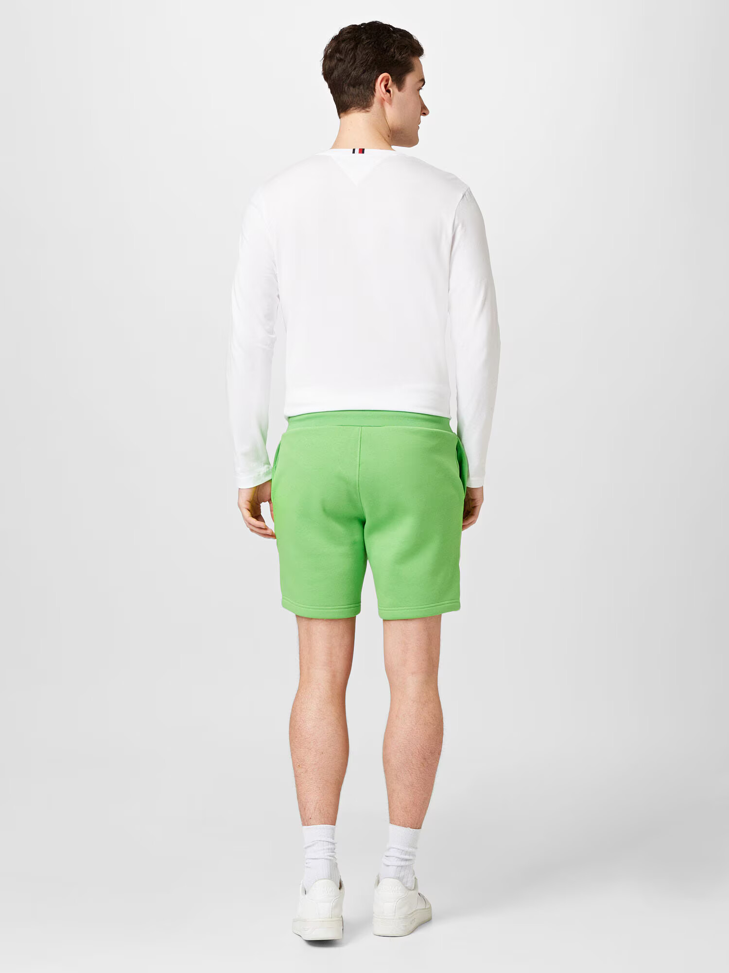 TOMMY HILFIGER Pantaloni verde kiwi / verde închis / roșu / alb - Pled.ro