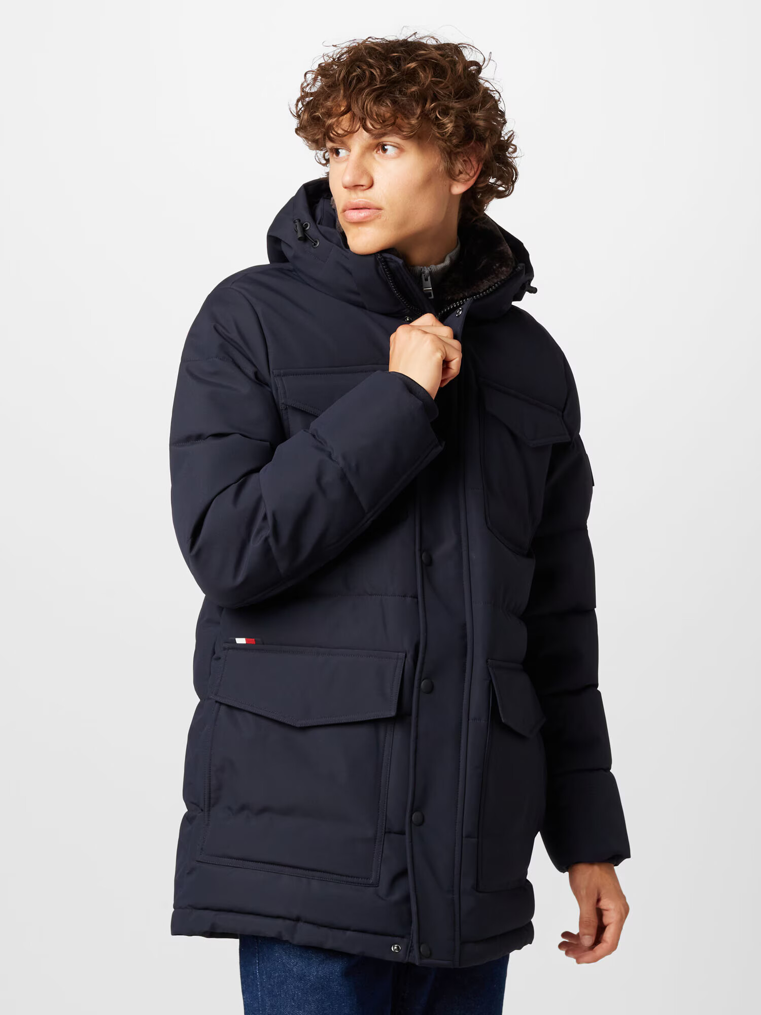 TOMMY HILFIGER Parka de iarnă bleumarin - Pled.ro