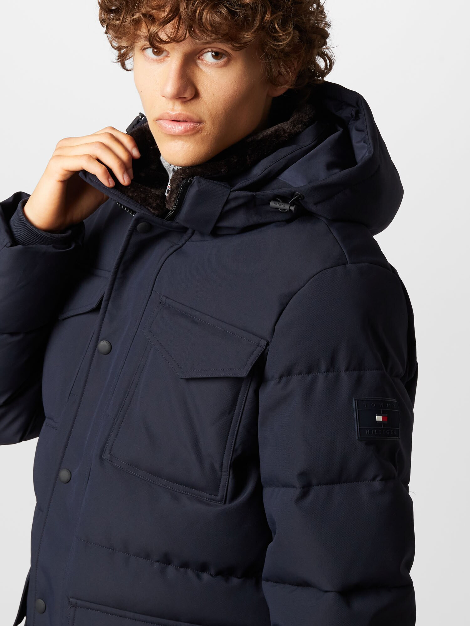 TOMMY HILFIGER Parka de iarnă bleumarin - Pled.ro