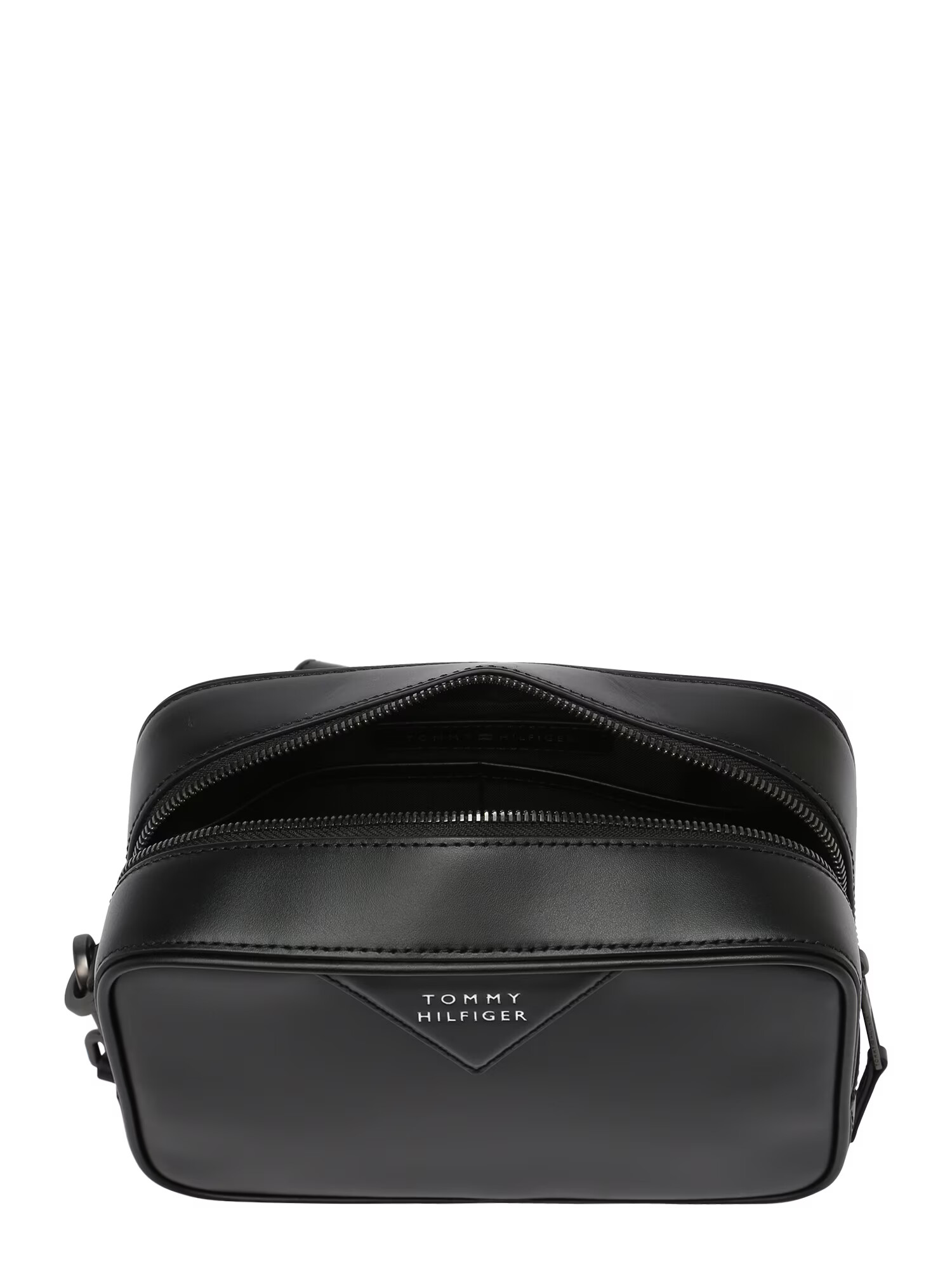 TOMMY HILFIGER Portfard negru / argintiu - Pled.ro