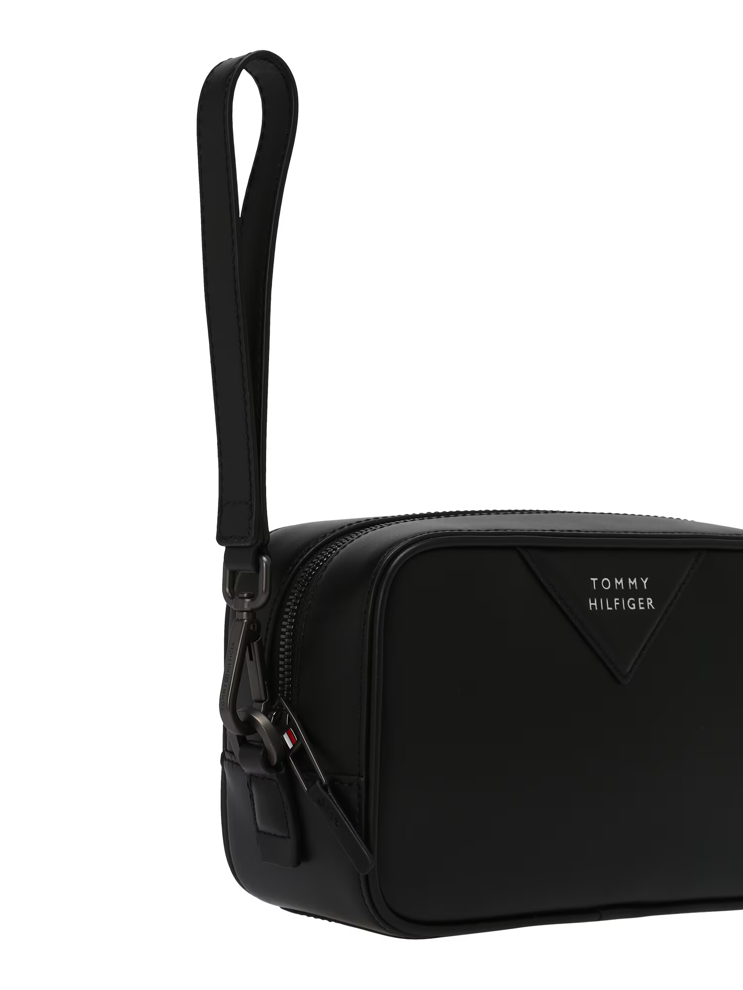 TOMMY HILFIGER Portfard negru / argintiu - Pled.ro