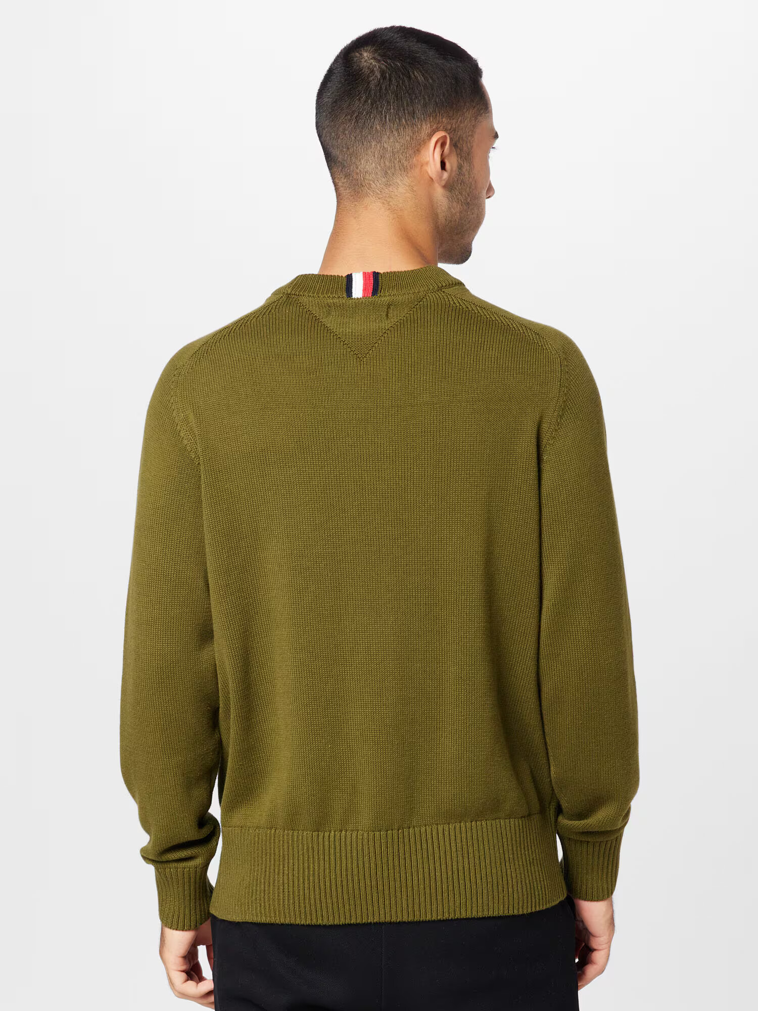 TOMMY HILFIGER Pullover bej / oliv - Pled.ro