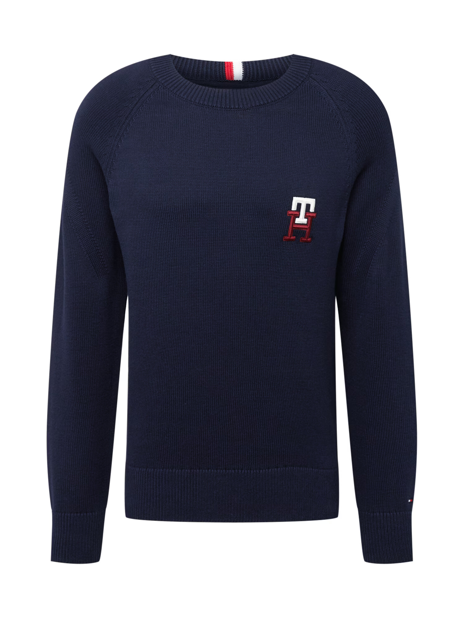 TOMMY HILFIGER Pulover albastru marin / roșu / alb - Pled.ro