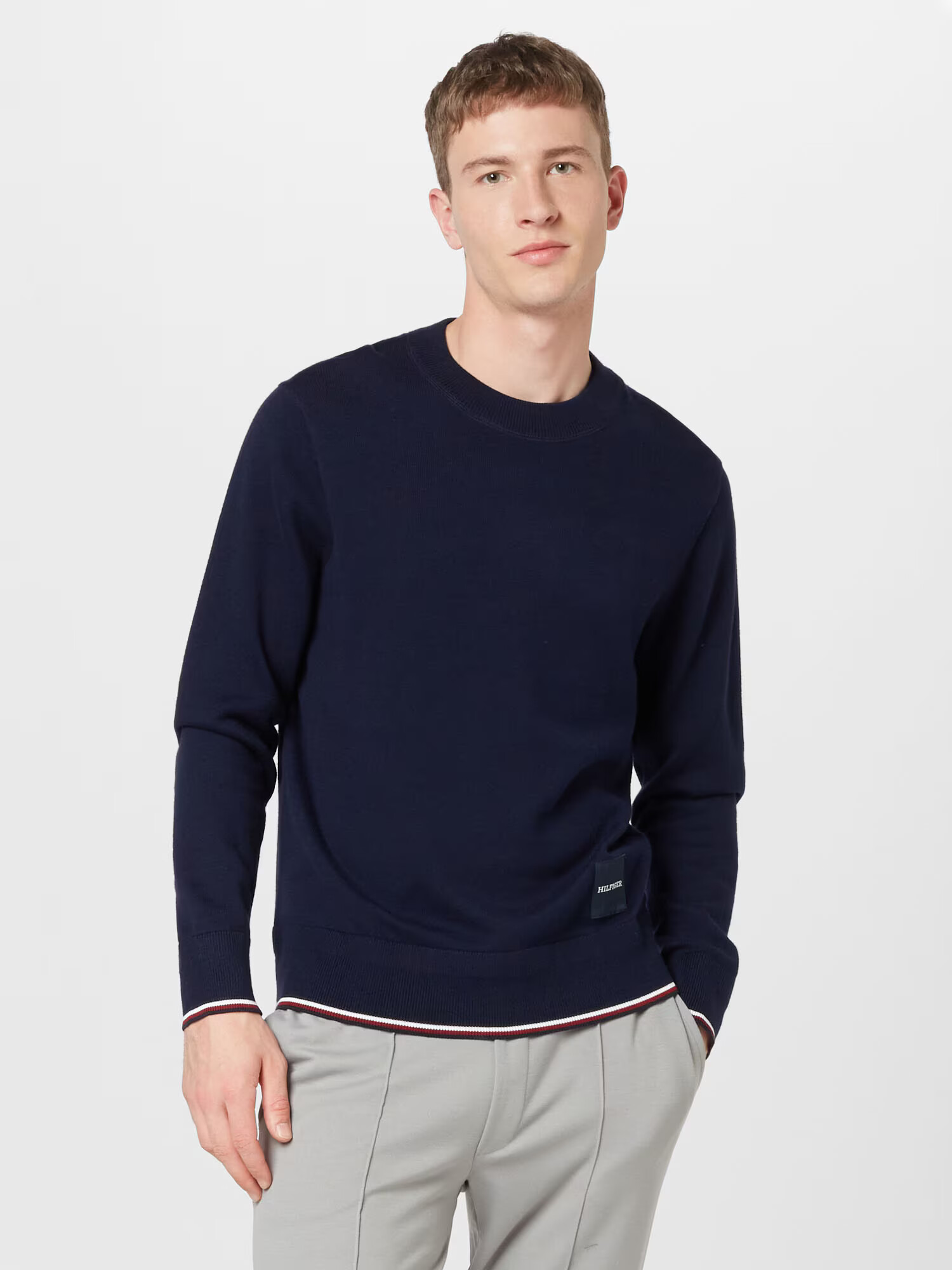 TOMMY HILFIGER Pulover albastru / roșu / alb - Pled.ro