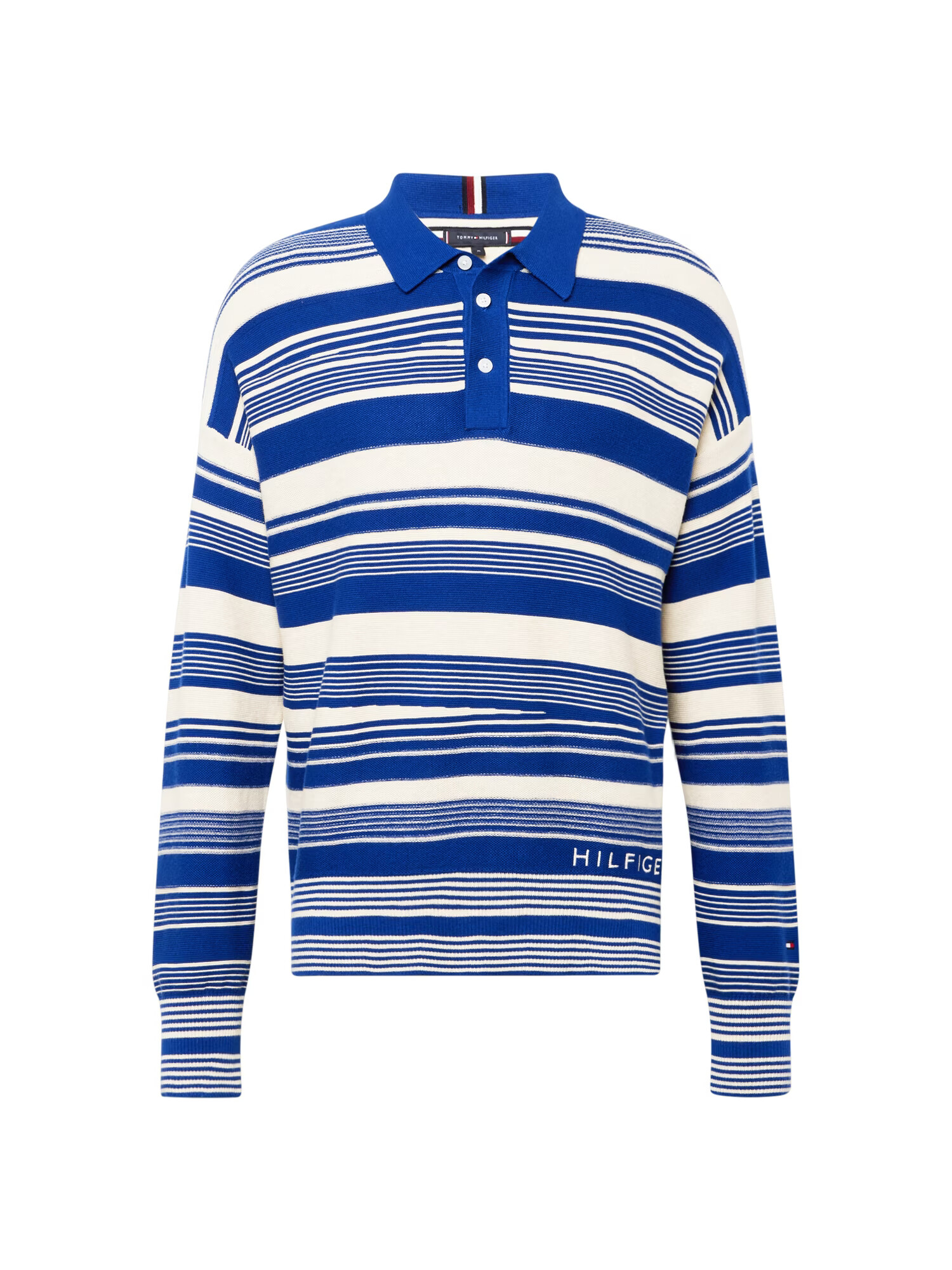 TOMMY HILFIGER Pulover bej / albastru - Pled.ro