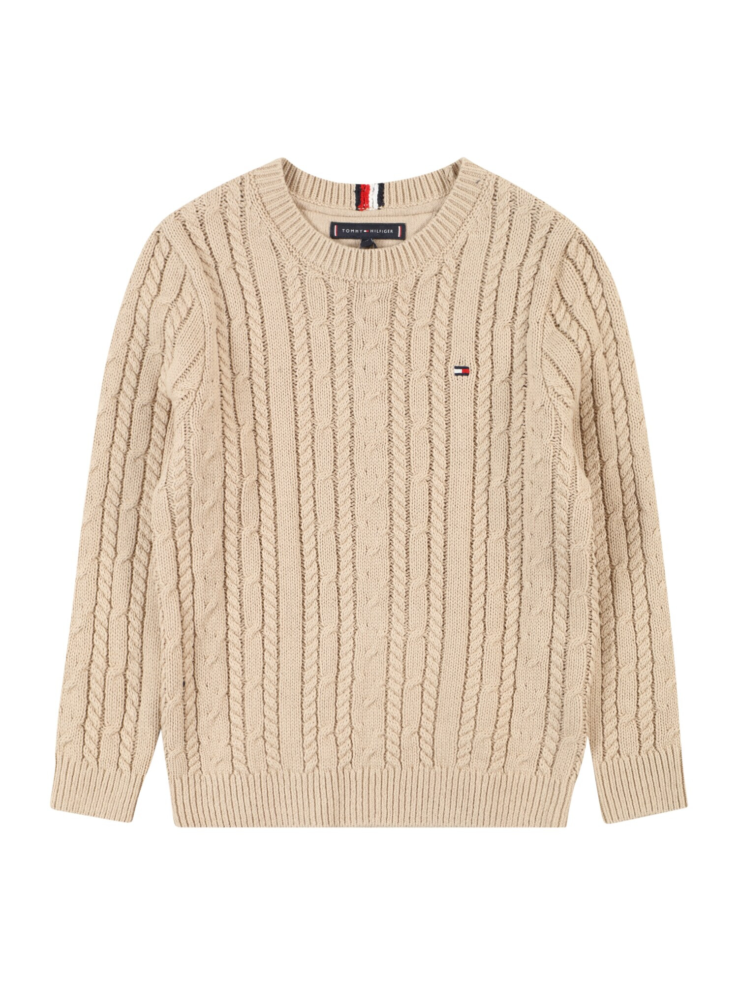 TOMMY HILFIGER Pulover bej / albastru / roșu / alb - Pled.ro