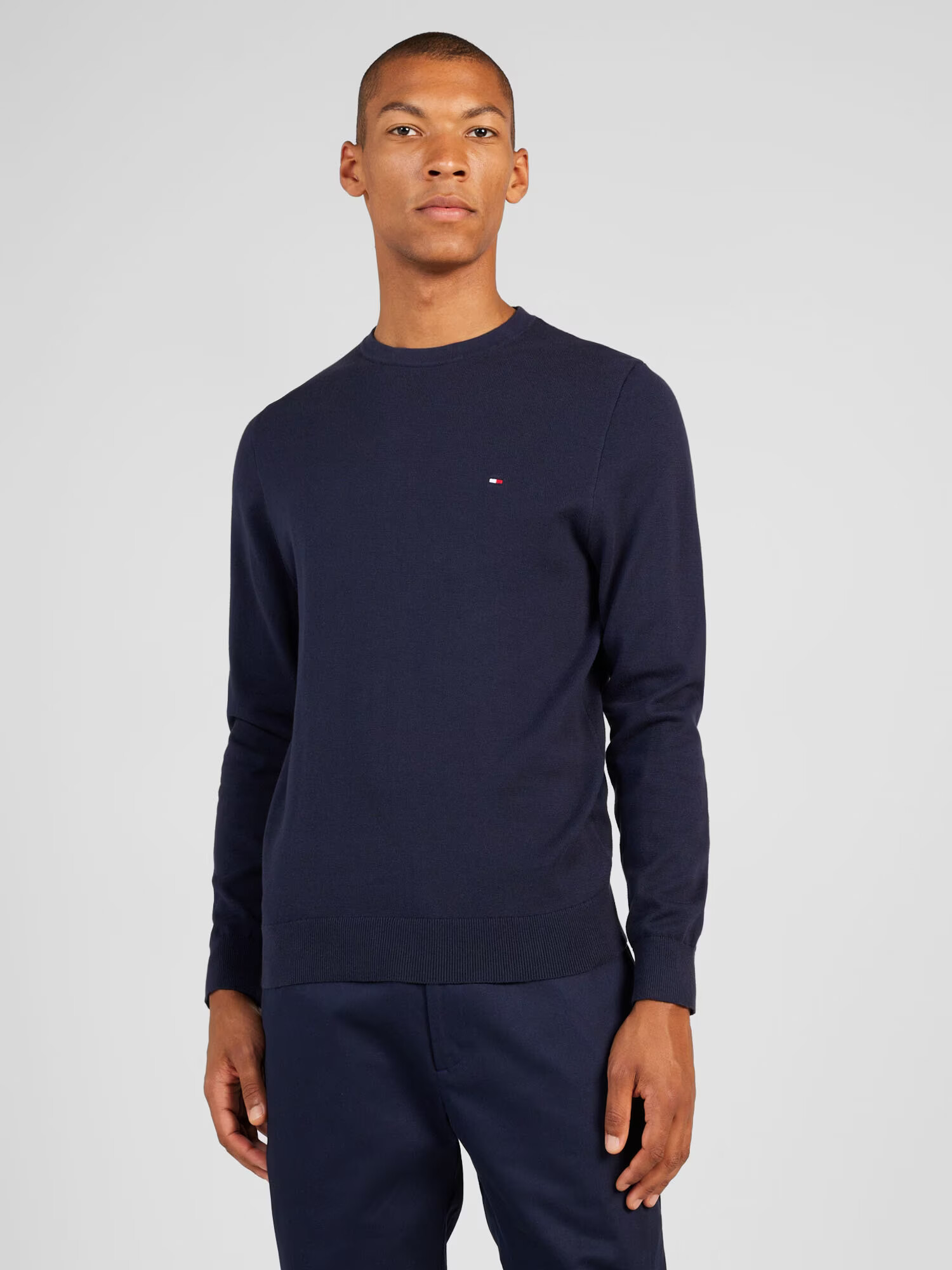 TOMMY HILFIGER Pulover bleumarin / roșu / alb - Pled.ro