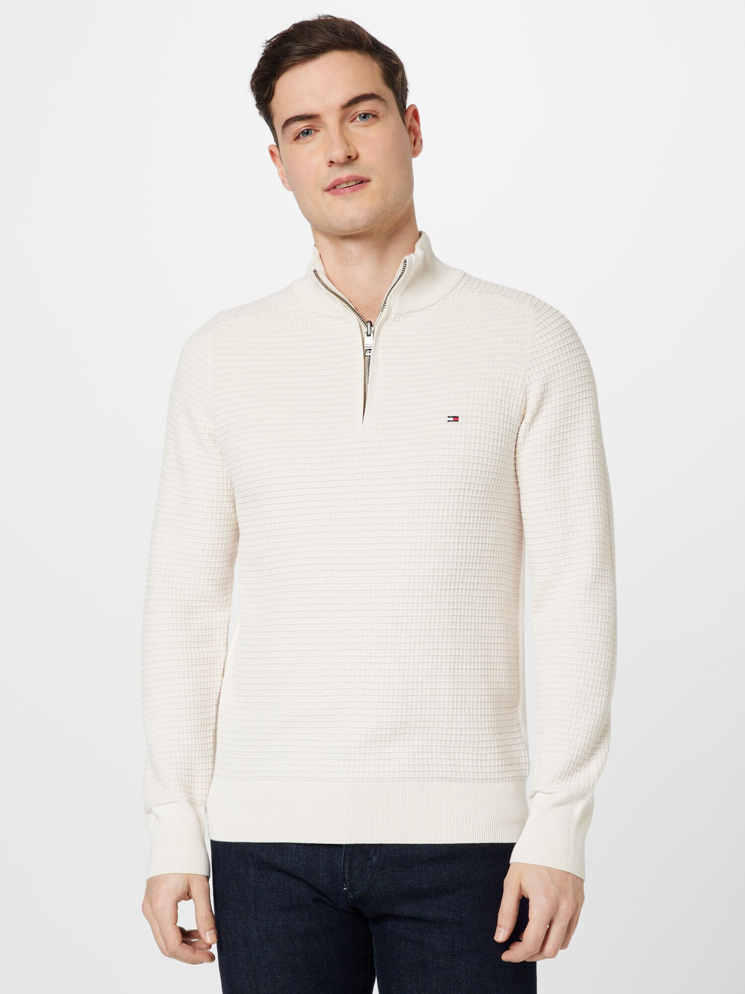 TOMMY HILFIGER Pulover crem - Pled.ro