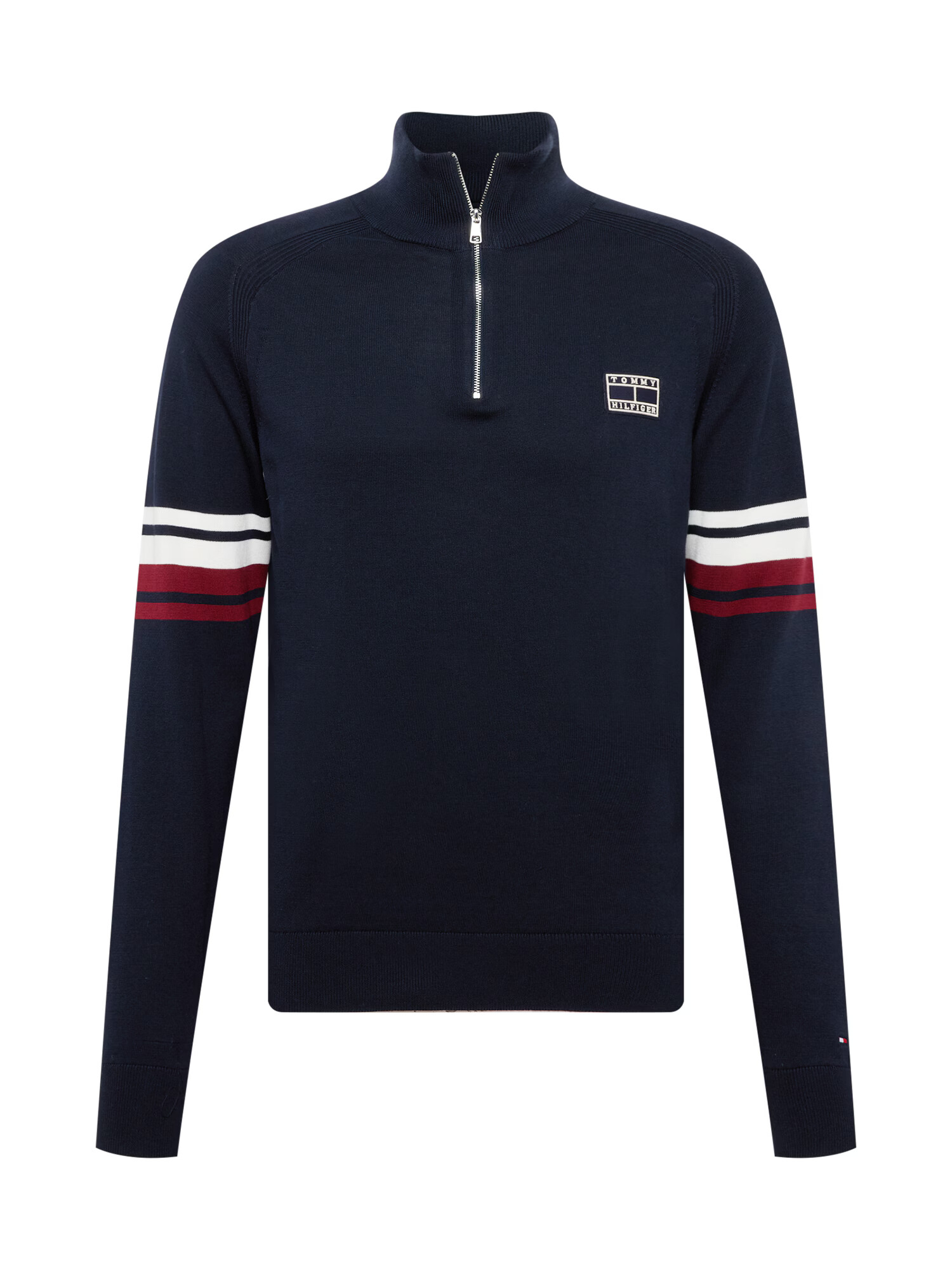 TOMMY HILFIGER Pulover crem / albastru / alb - Pled.ro