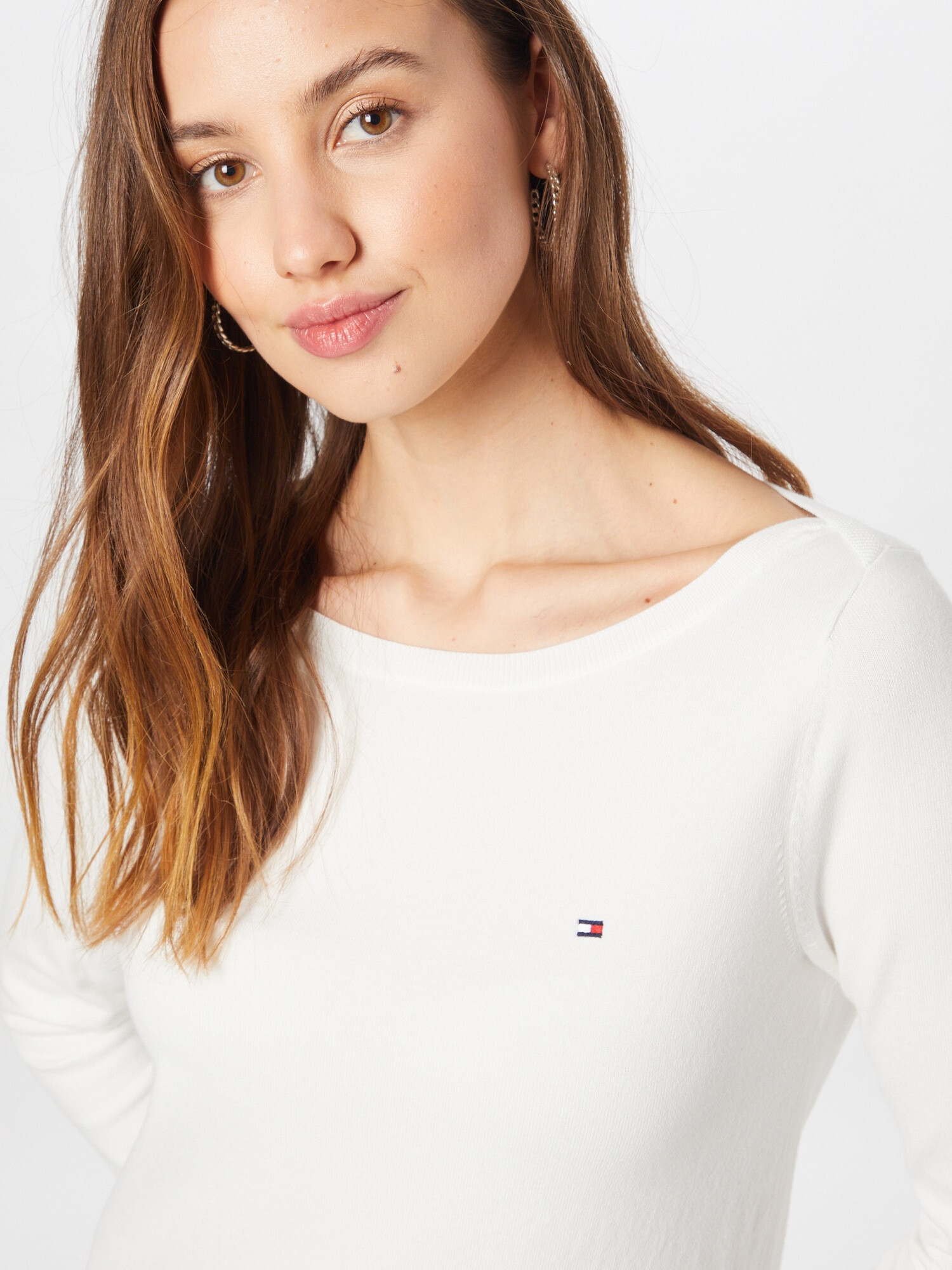 TOMMY HILFIGER Pulover 'Ivy' albastru noapte / roșu / alb natural - Pled.ro