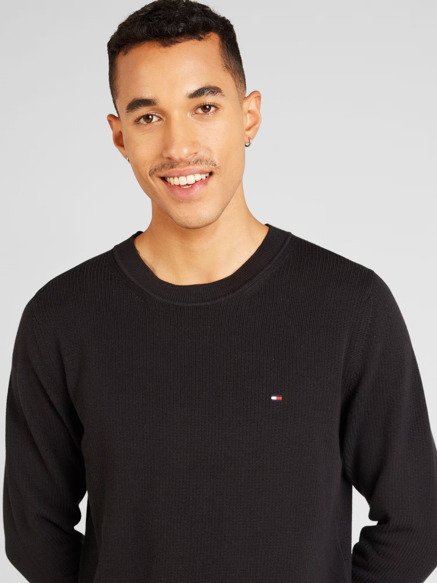 TOMMY HILFIGER Pulover negru - Pled.ro