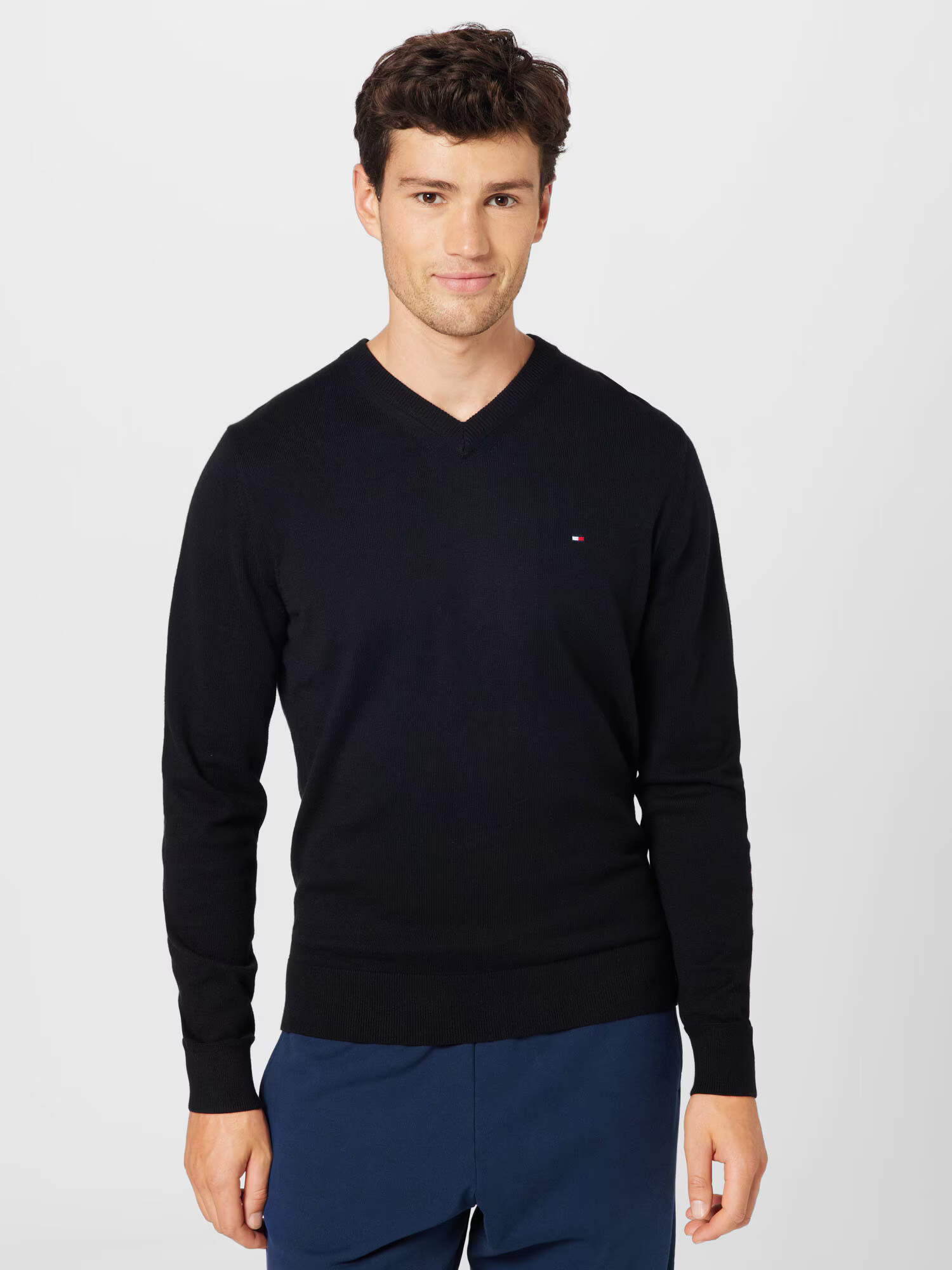 TOMMY HILFIGER Pulover roșu / negru / alb - Pled.ro