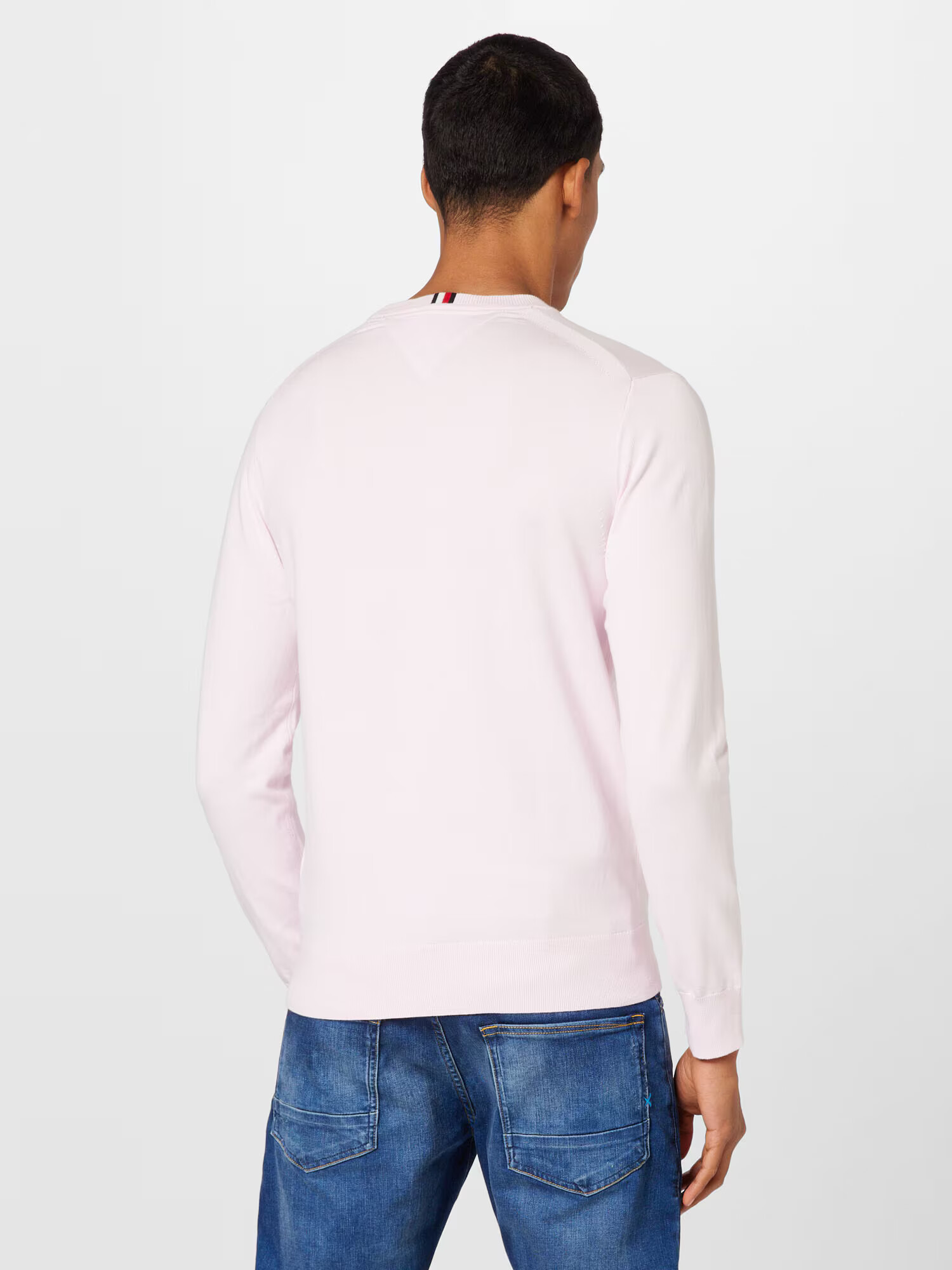 TOMMY HILFIGER Pulover roz pastel - Pled.ro