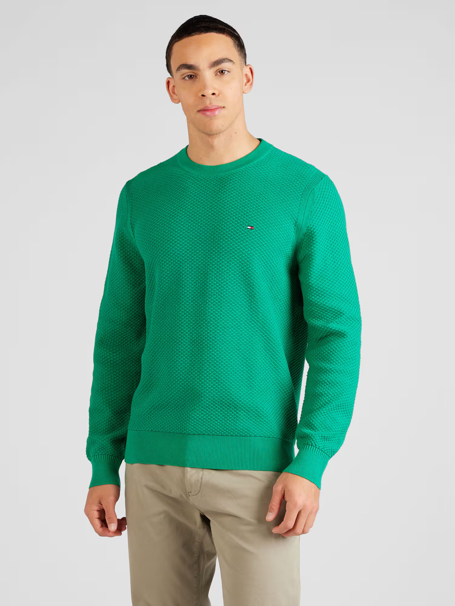 TOMMY HILFIGER Pulover verde - Pled.ro